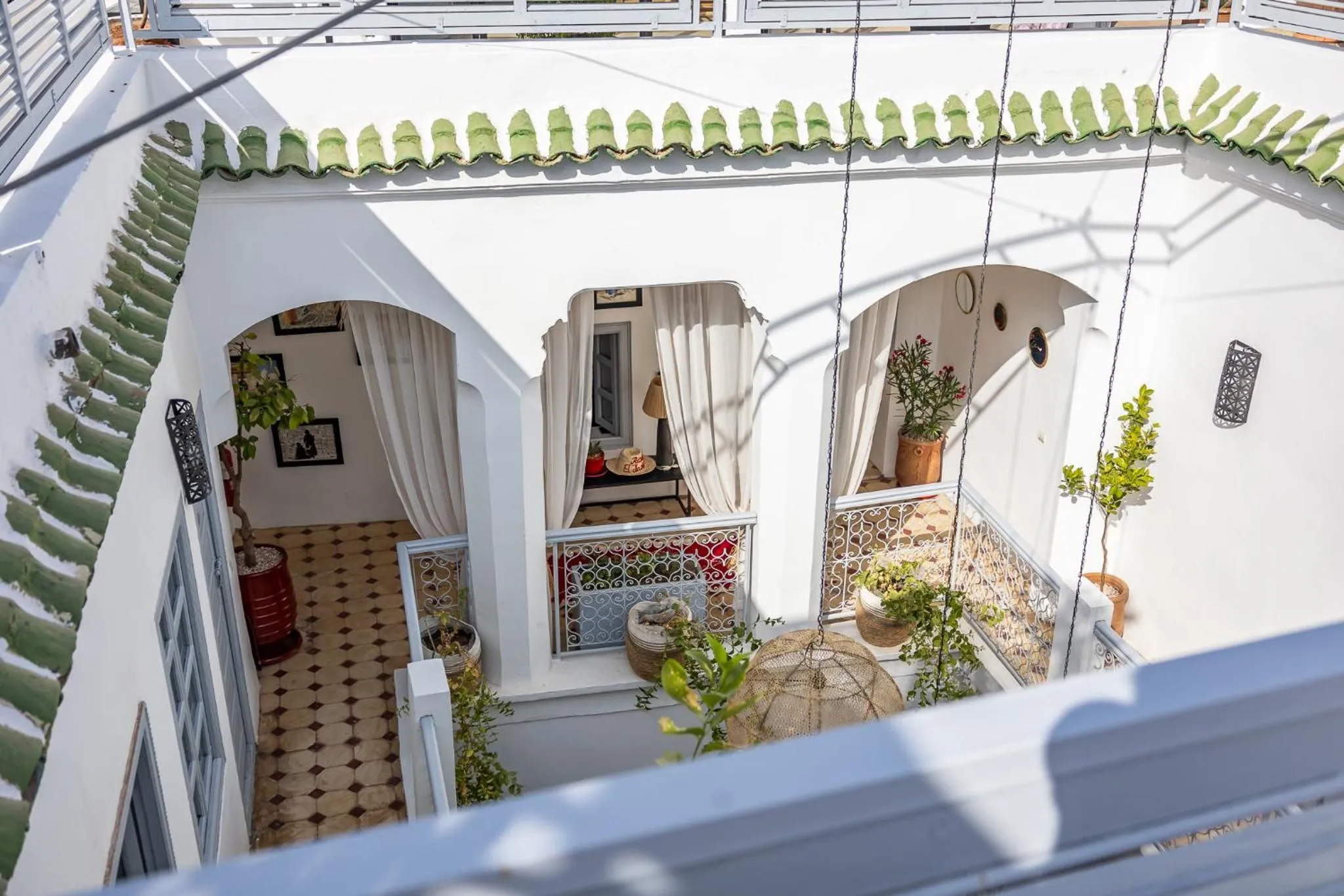 Bird's eye view in Riad El Jadide