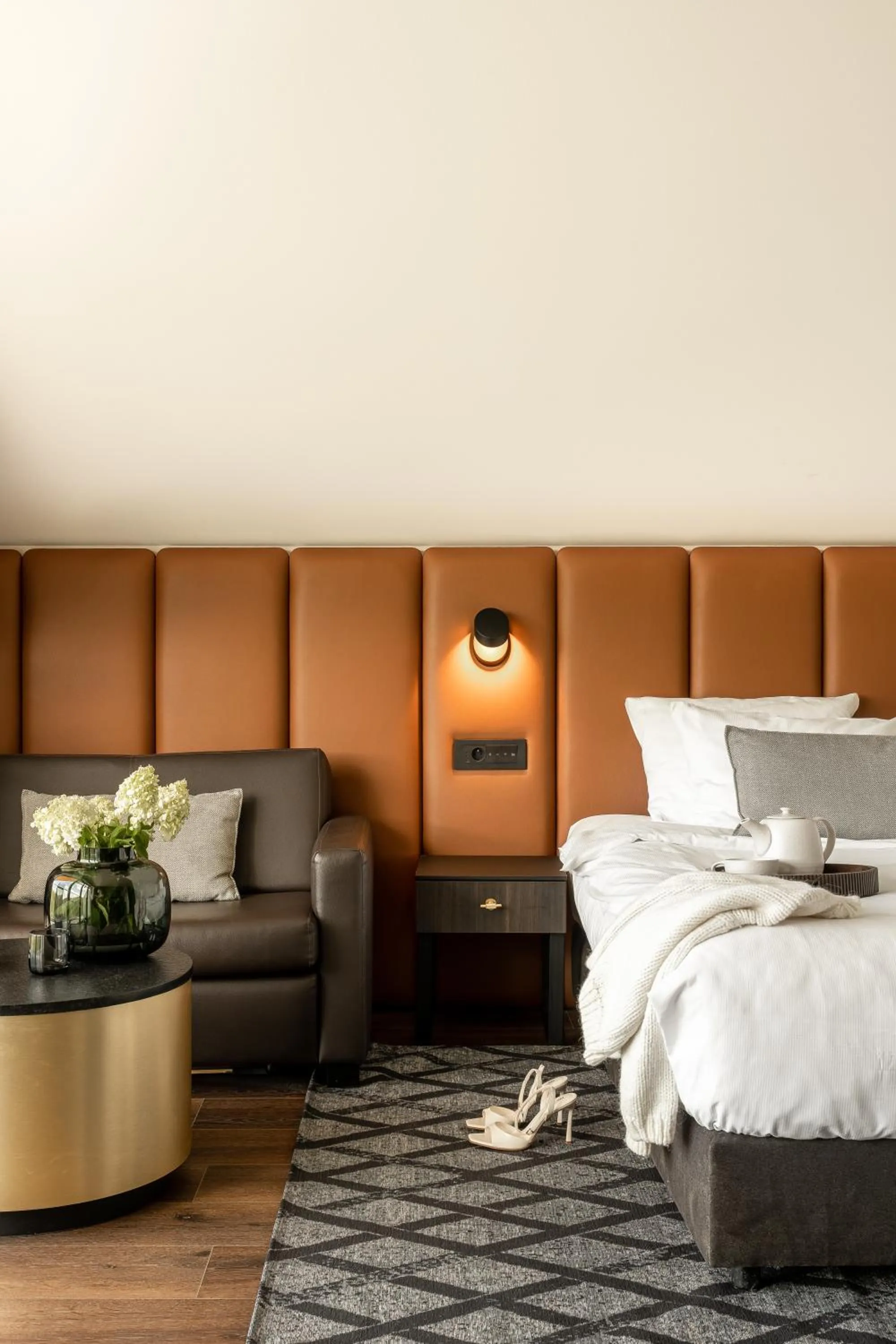 Bed in Hotel BUKOVINA