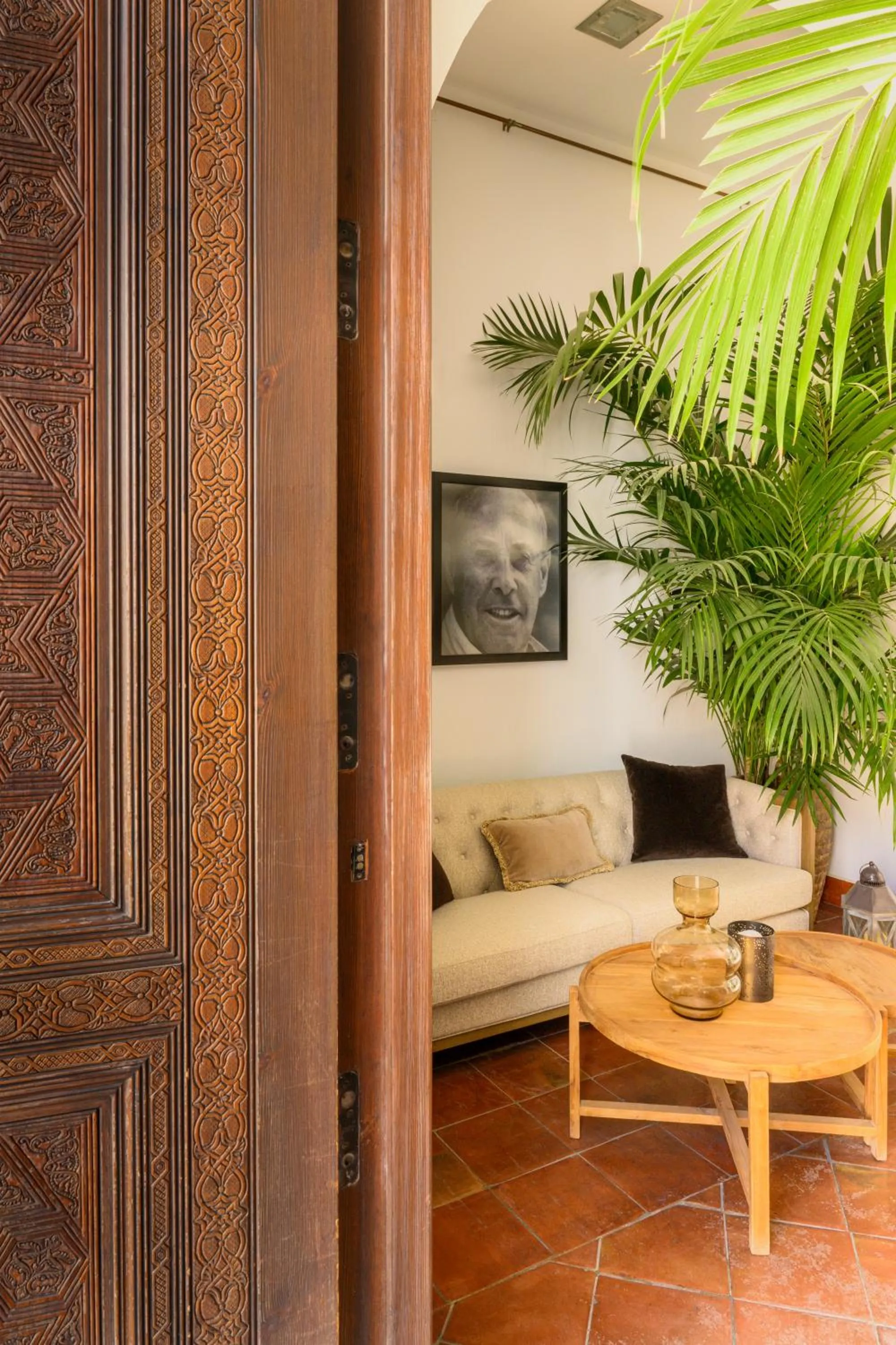 Property building in Hotel La Fonda