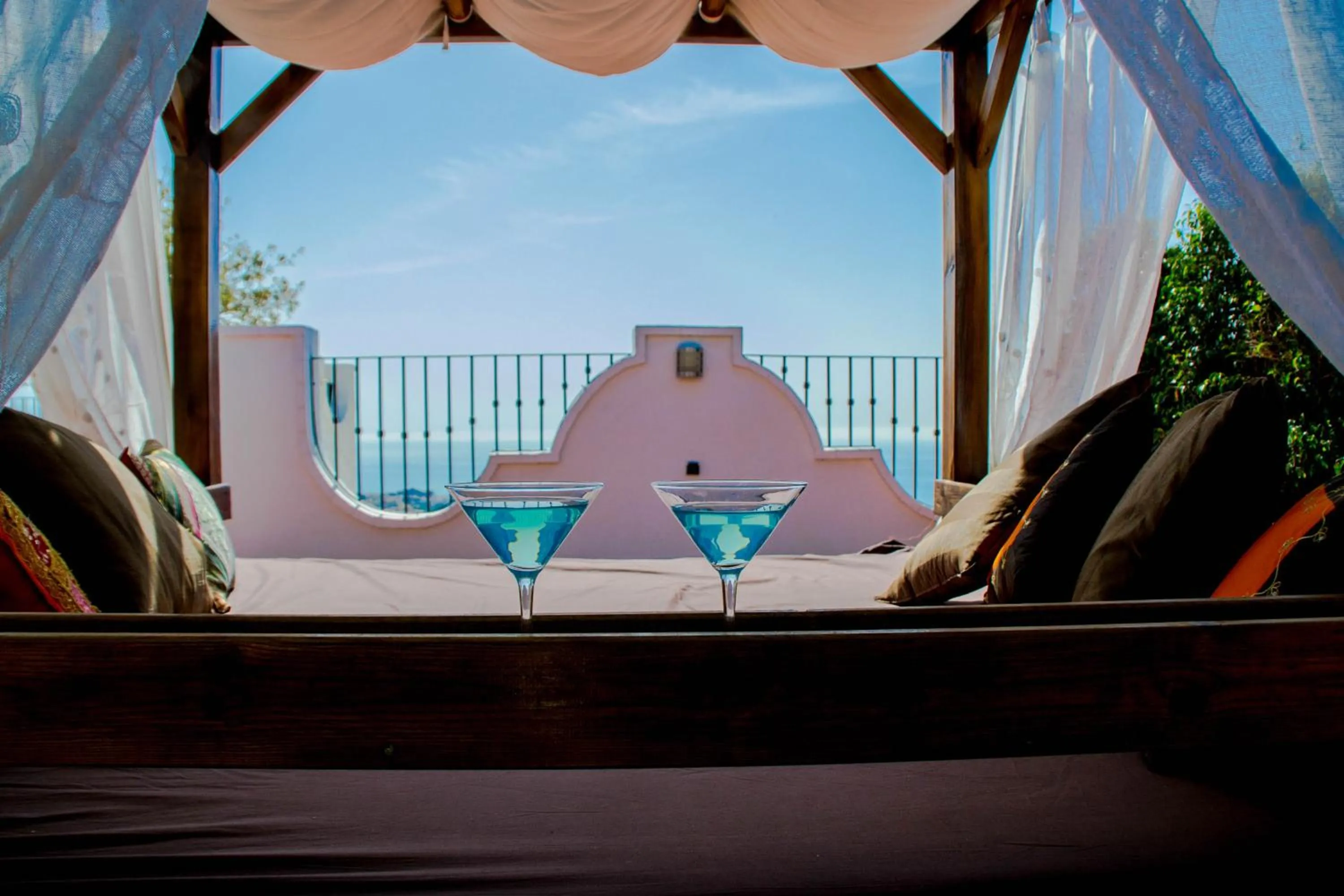 Drinks in Hotel La Fonda