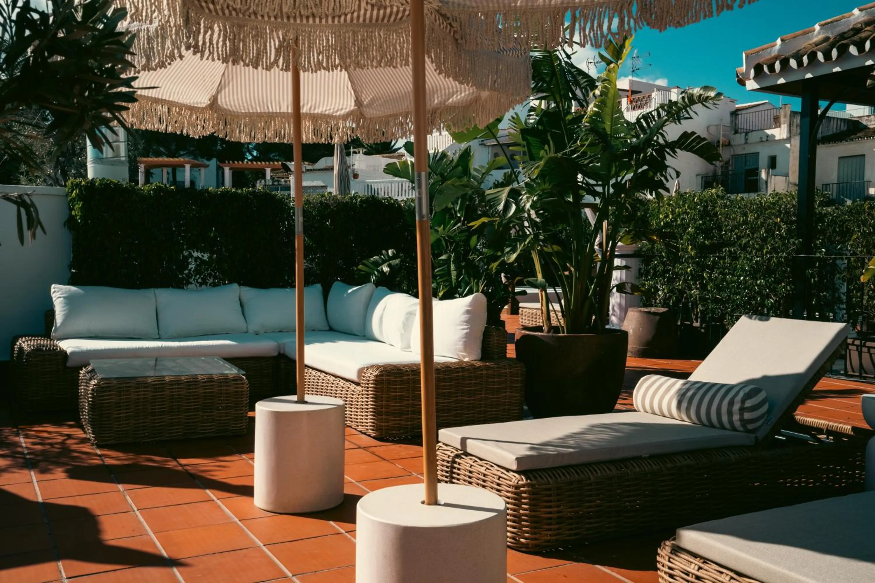 Solarium in Hotel La Fonda