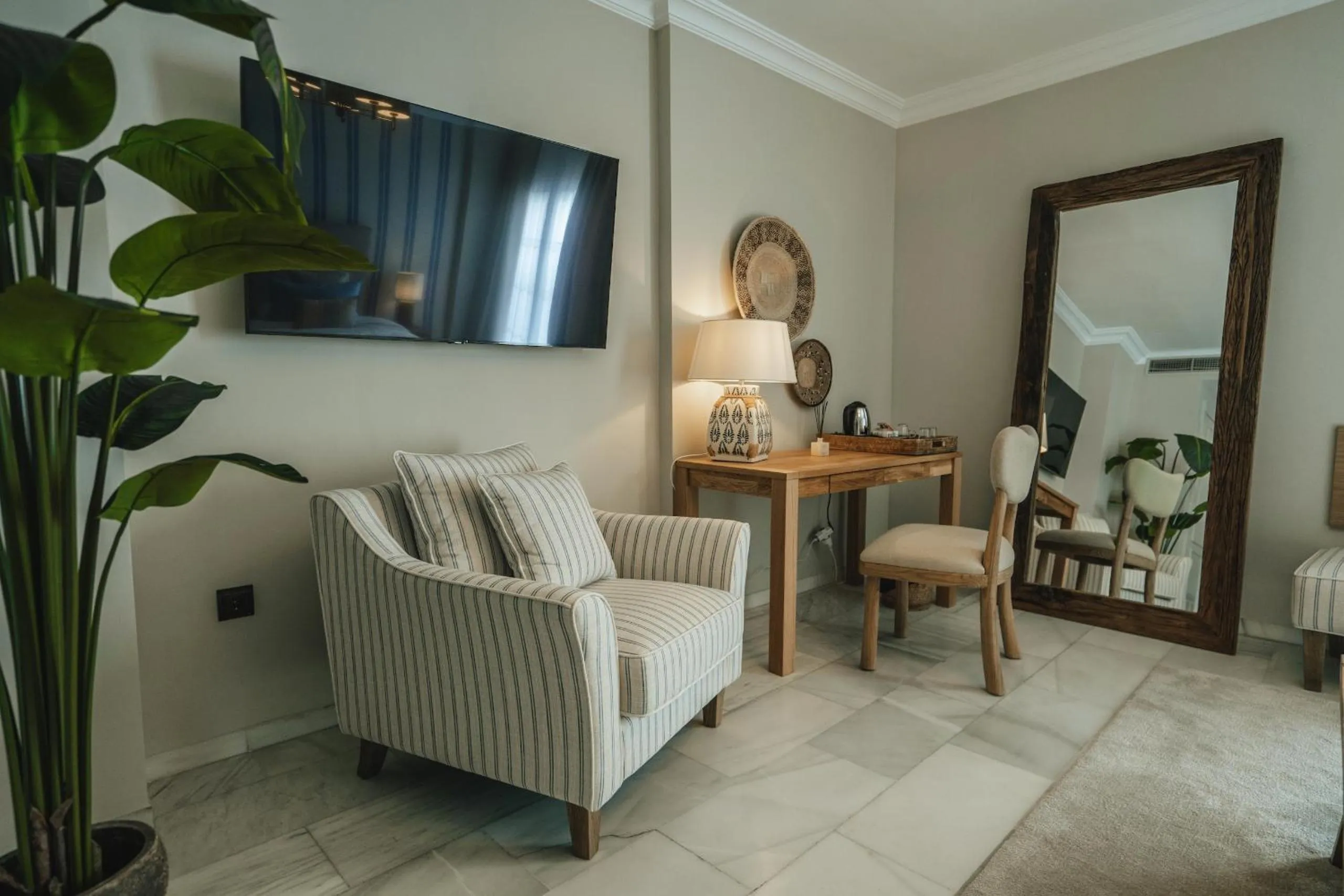 Seating area in Hotel La Fonda