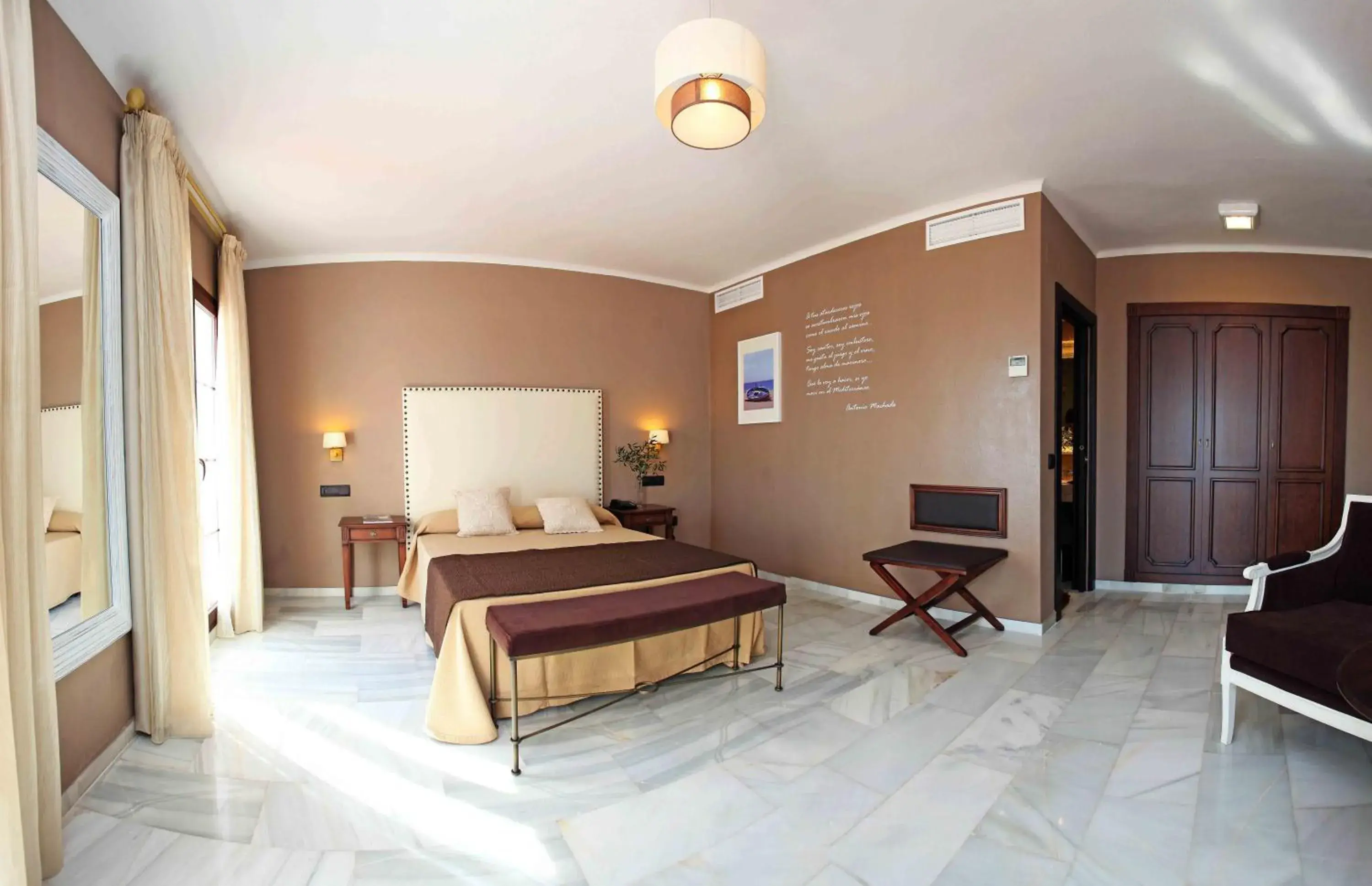 Double or Twin Room with Private Terrace and Sea View in Hotel La Fonda Double or Twin Room with Private Terrace and Sea View in Hotel La Fonda