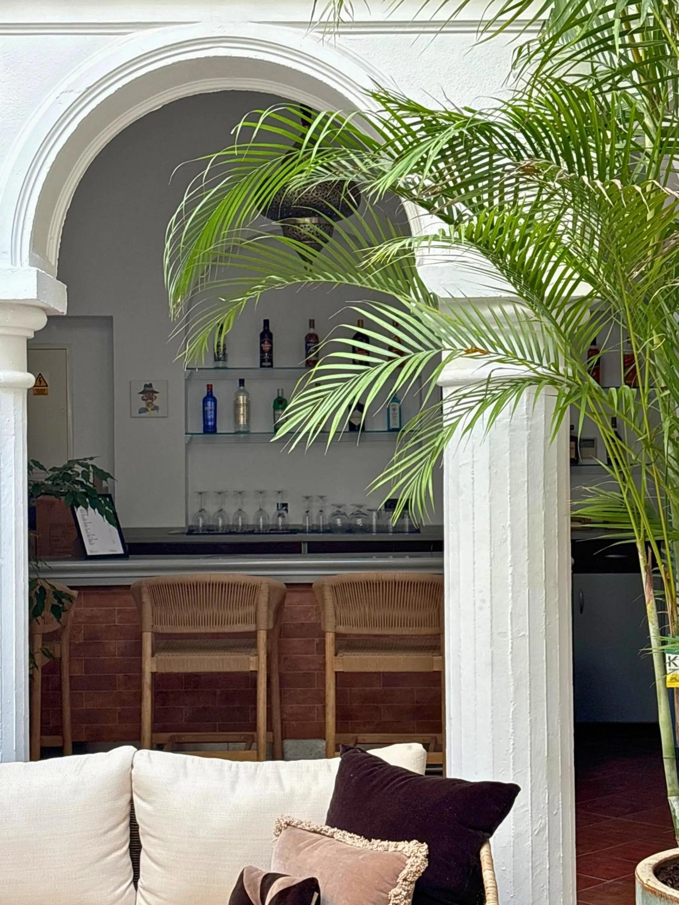 Property building in Hotel La Fonda