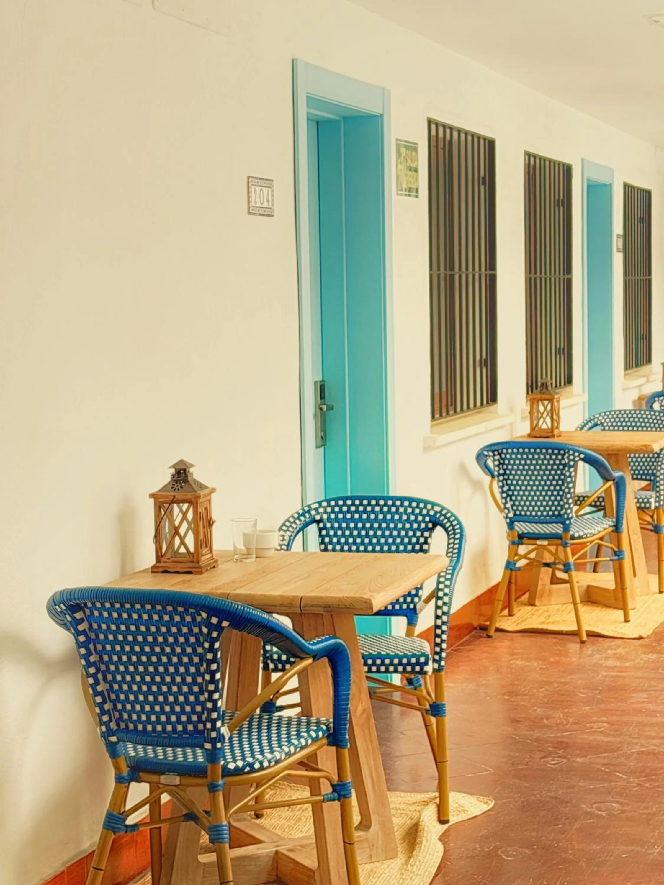 Seating area in Hotel La Fonda