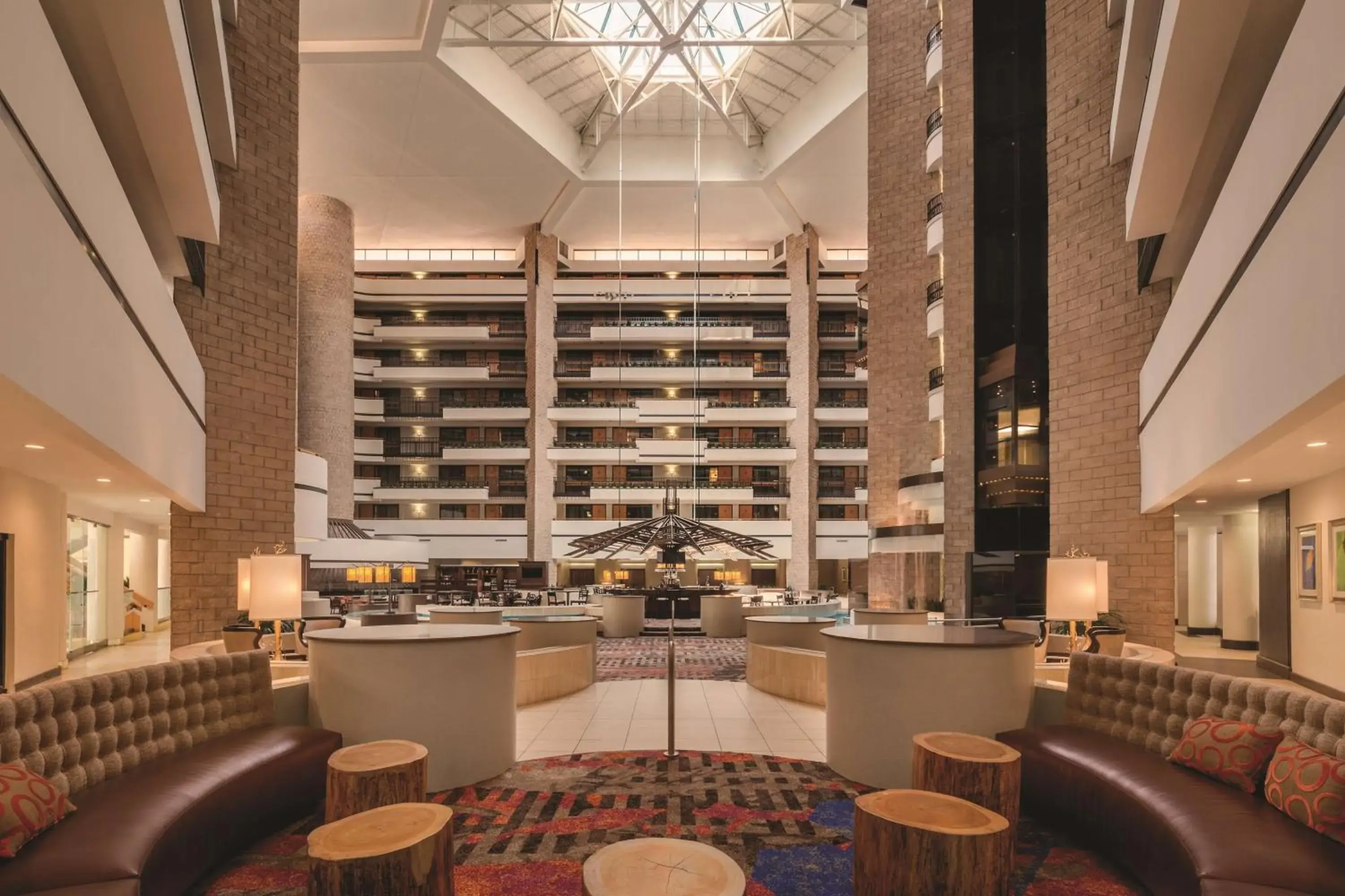 Lobby or reception in Embassy Suites by Hilton Orlando International Drive ICON Park Lobby or reception in Embassy Suites by Hilton Orlando International Drive ICON Park