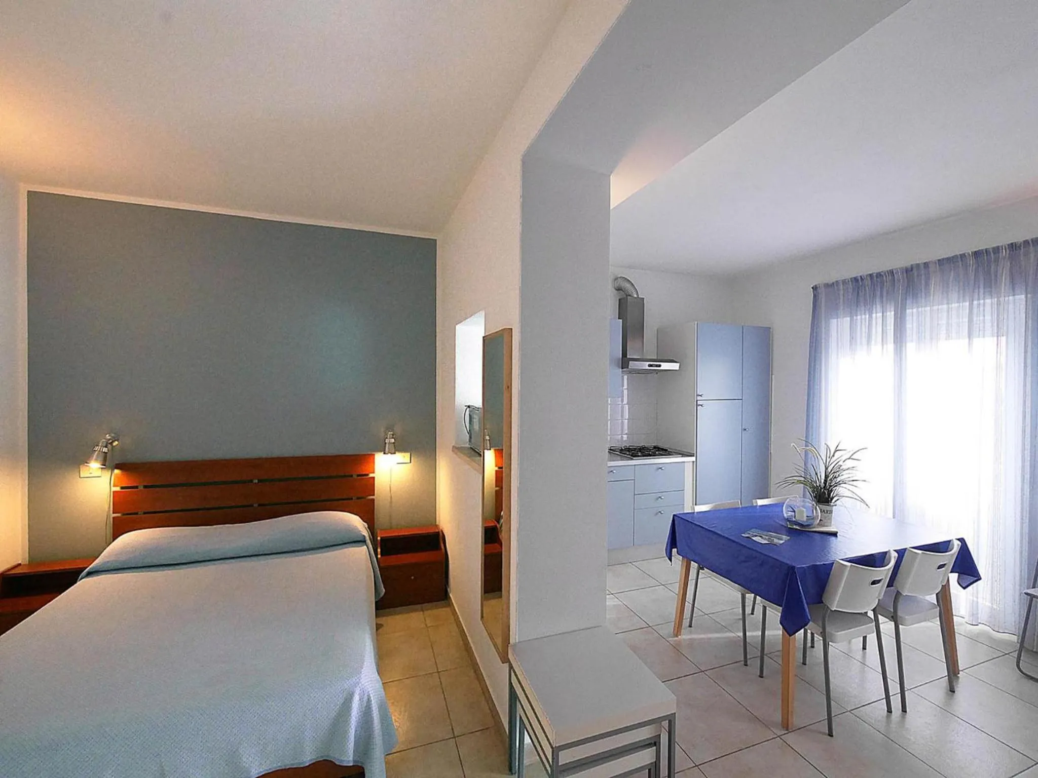 Kitchen or kitchenette, Bed in Residence Villa Livia