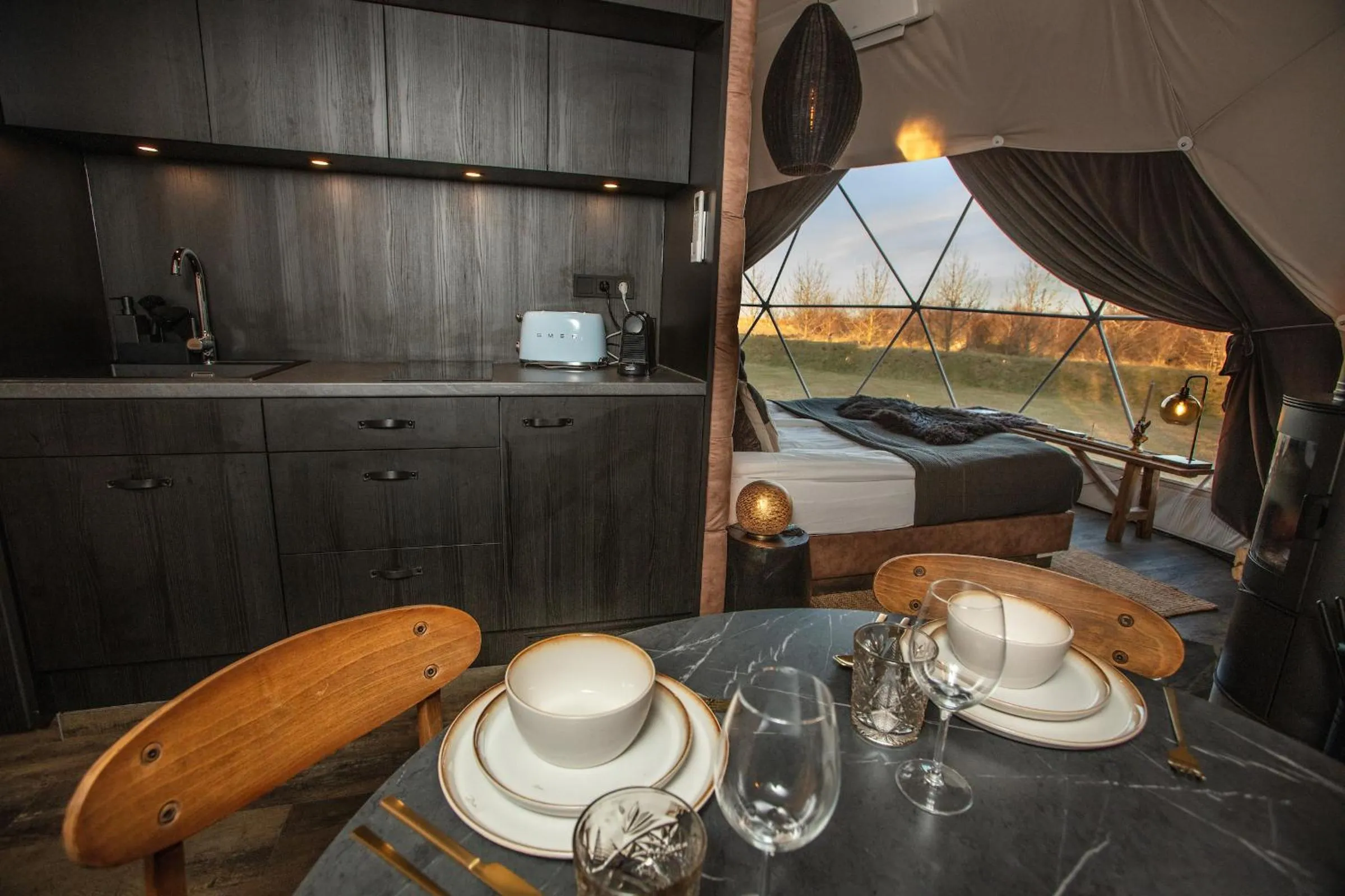 Living room in Reykjavik Domes