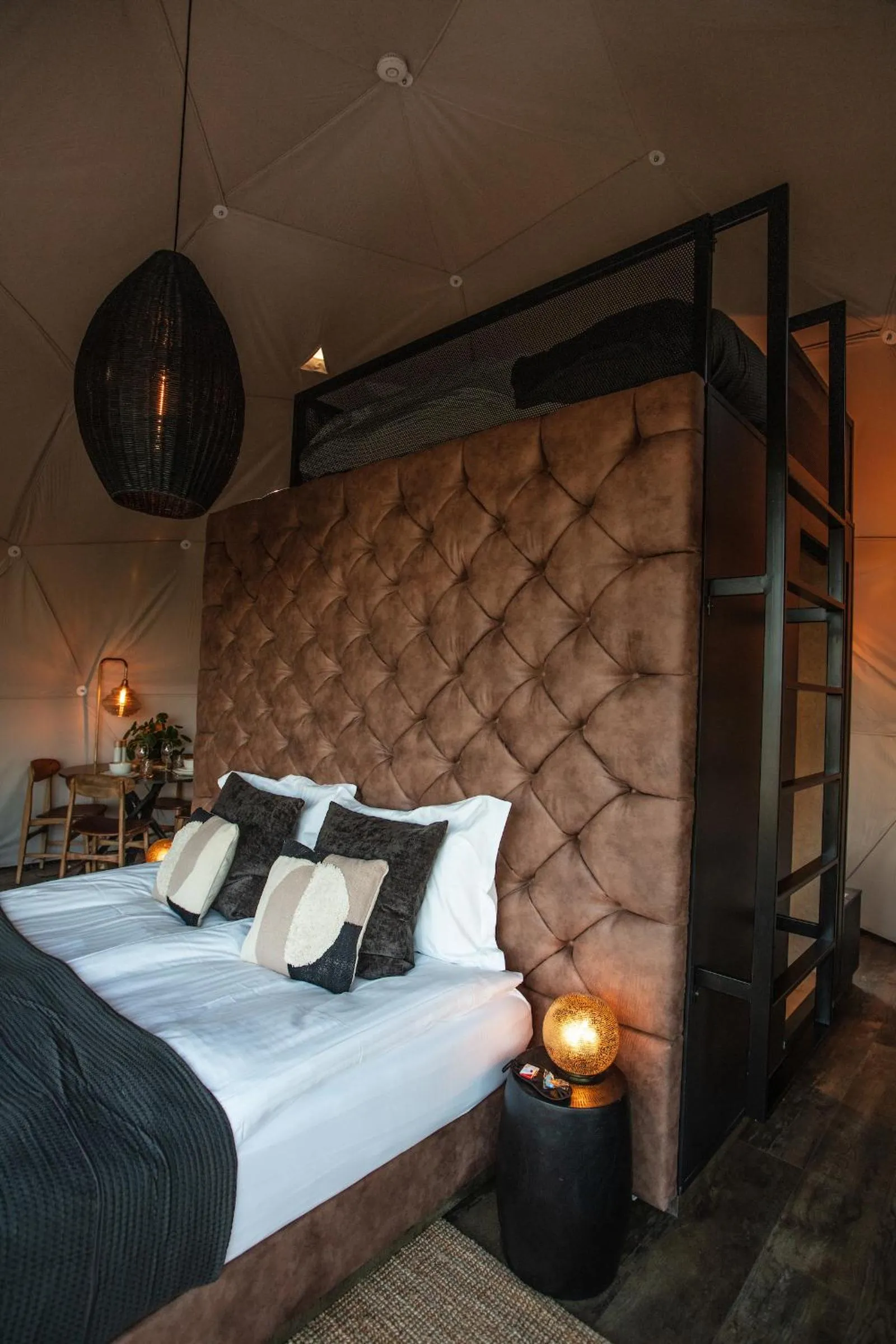 Bed in Reykjavik Domes