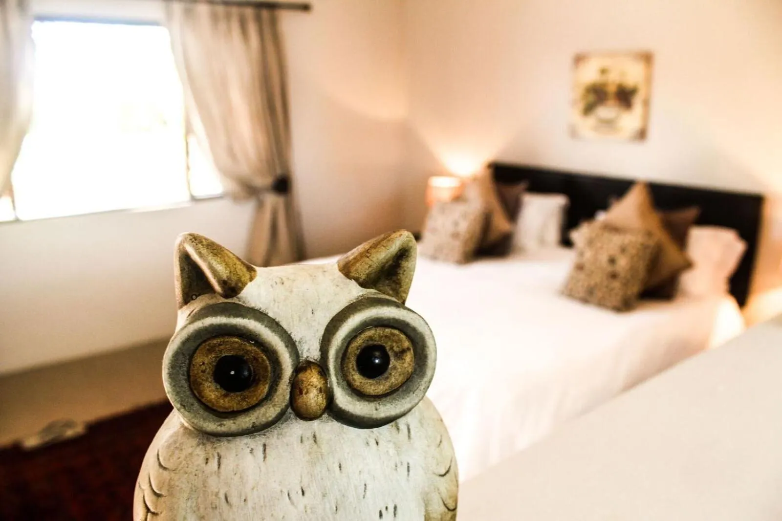 Decorative detail, Bed in Gerald's Gift Guest House