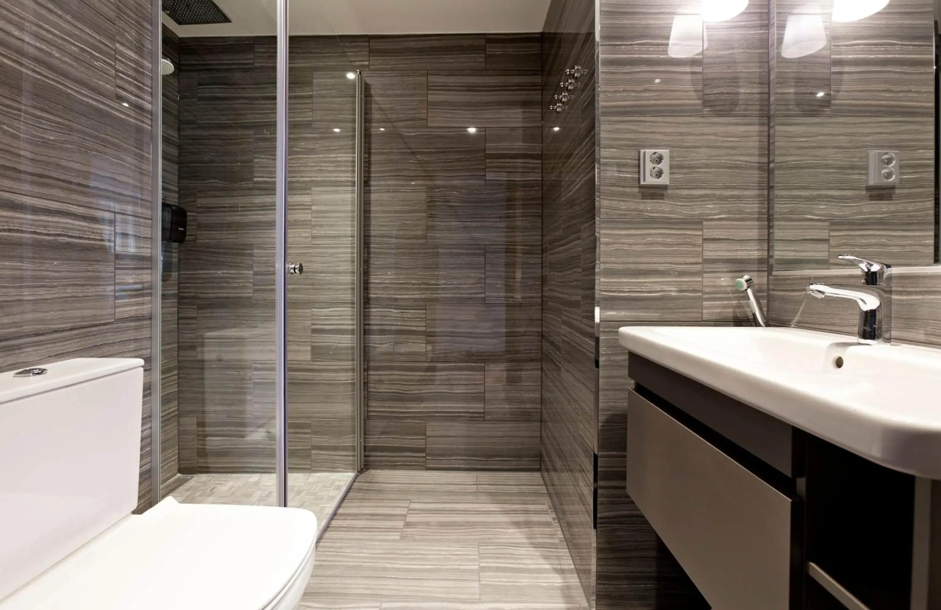 Bathroom in Holiday Club Kuusamon Tropiikki Bathroom in Holiday Club Kuusamon Tropiikki