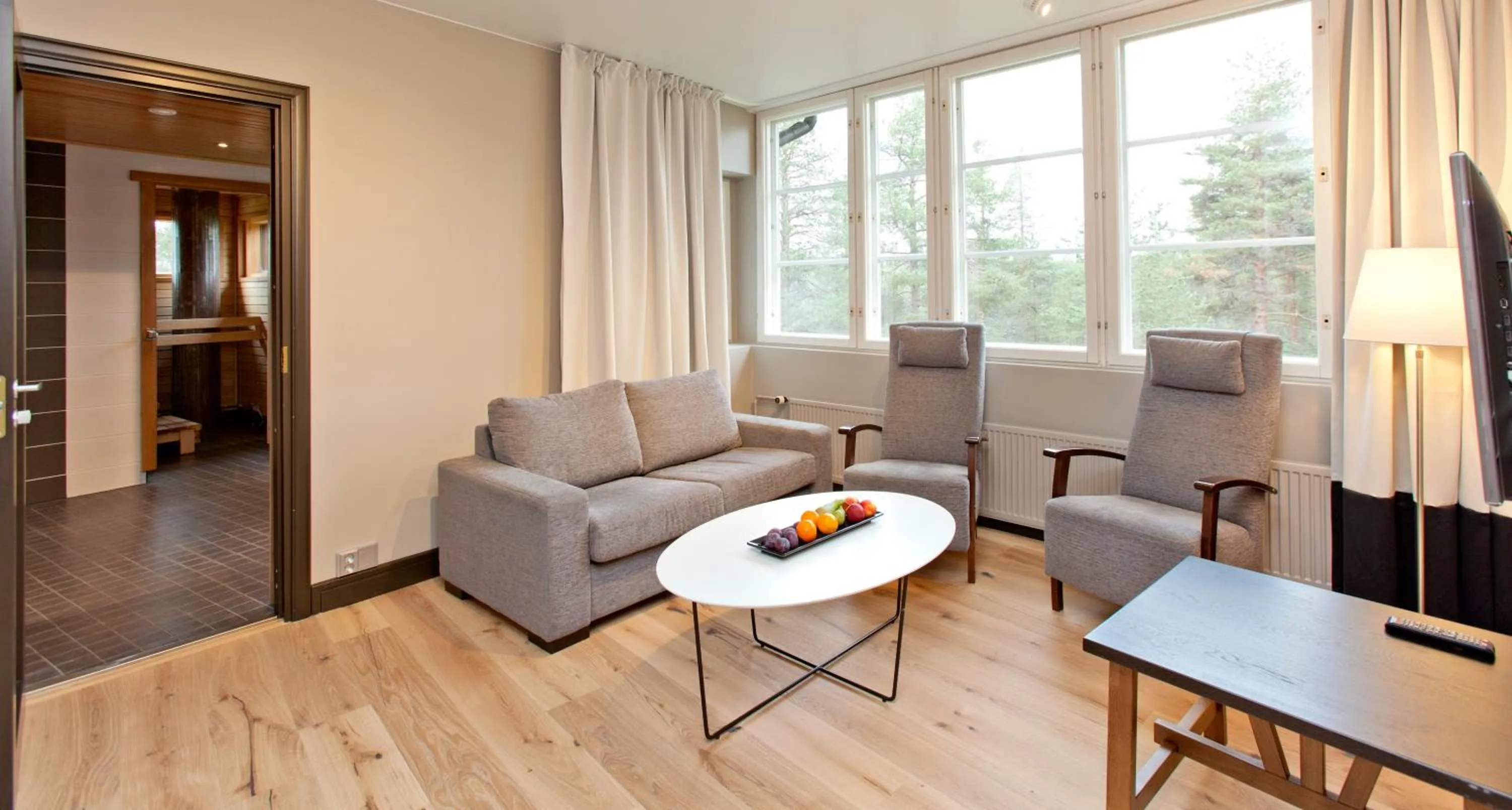 Living room in Holiday Club Kuusamon Tropiikki