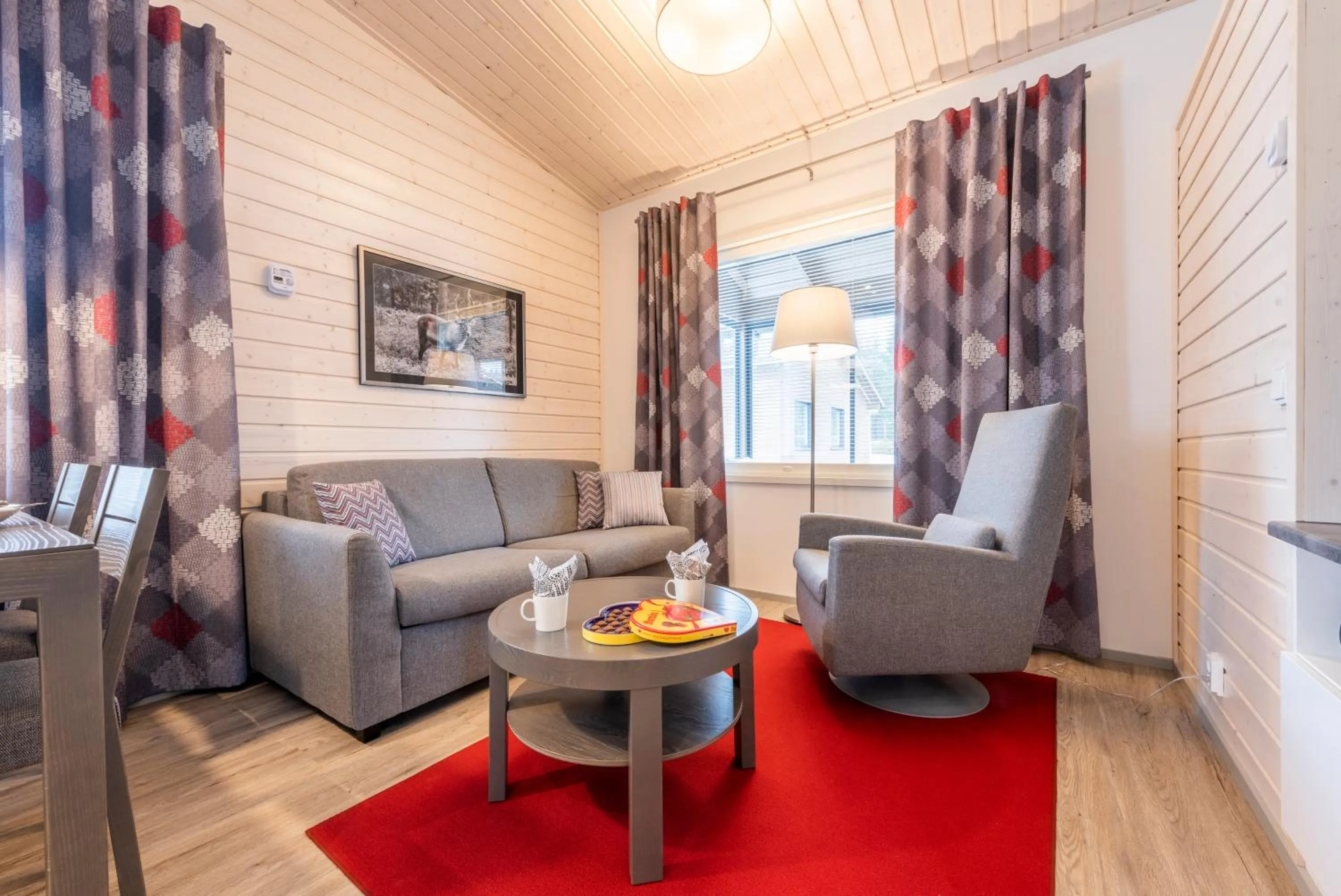 Living room in Holiday Club Kuusamon Tropiikki