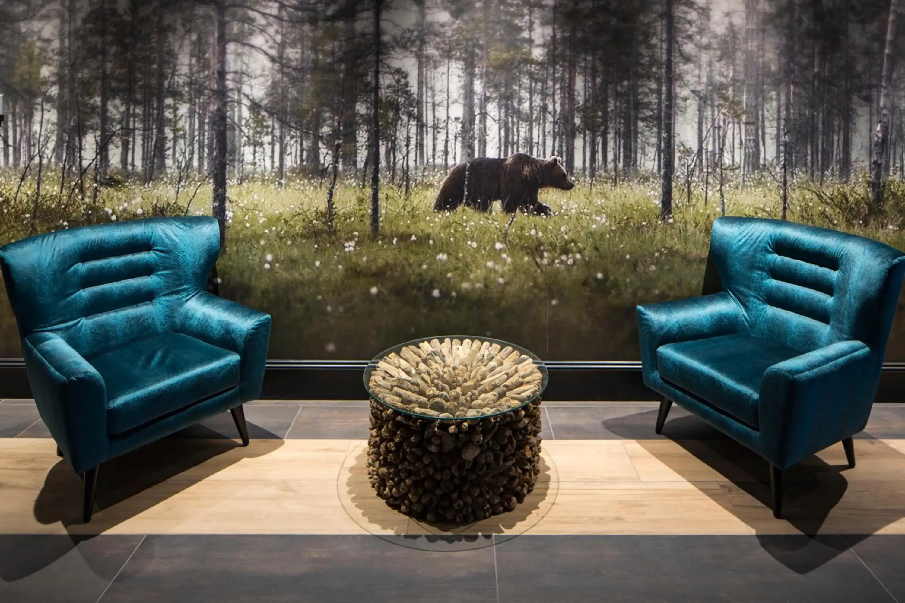 Lobby or reception in Holiday Club Kuusamon Tropiikki Lobby or reception in Holiday Club Kuusamon Tropiikki