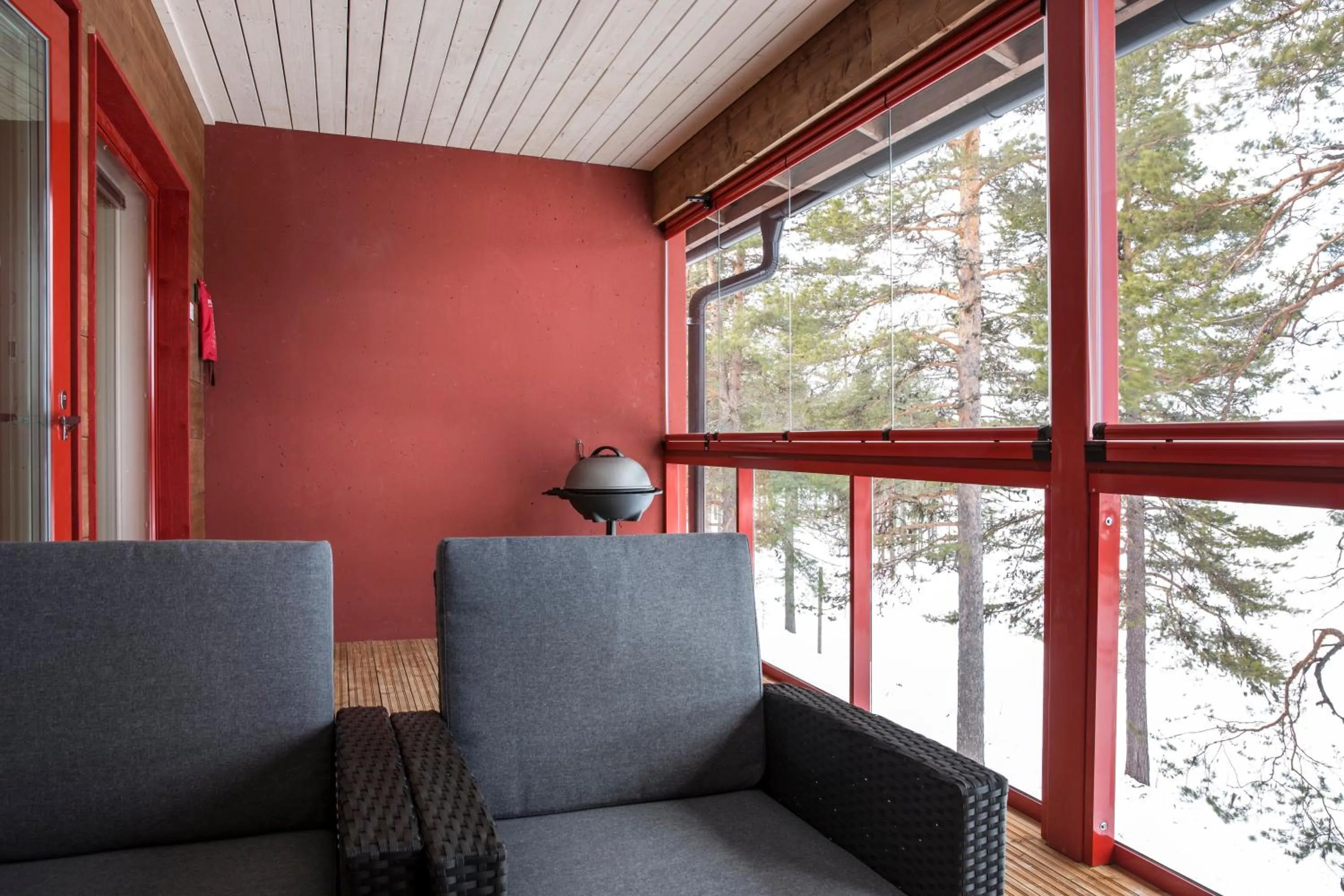 Balcony/Terrace in Holiday Club Kuusamon Tropiikki