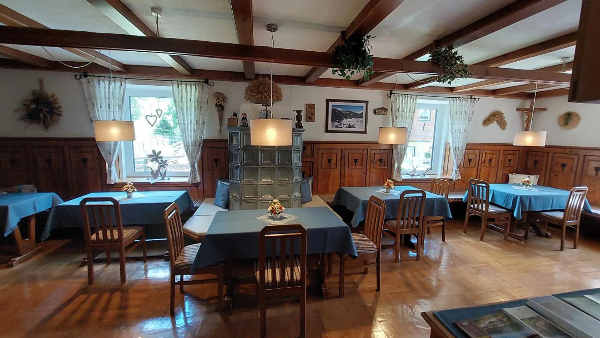 Seating area in Hotel Pension Oswald