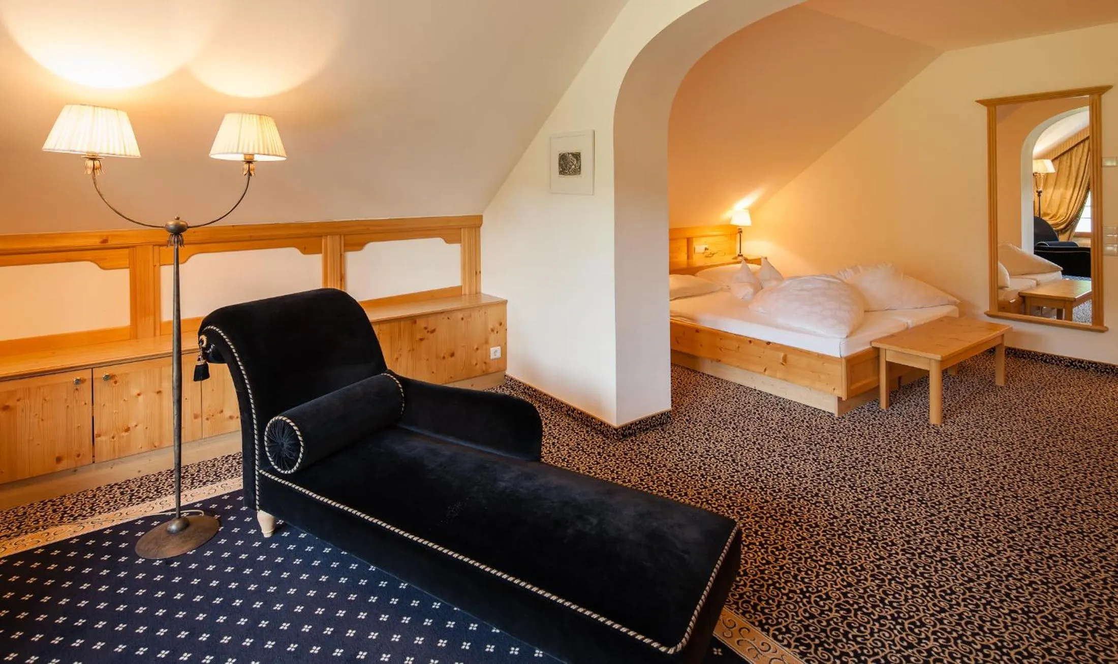 Bed in Royal Hotel Hinterhuber