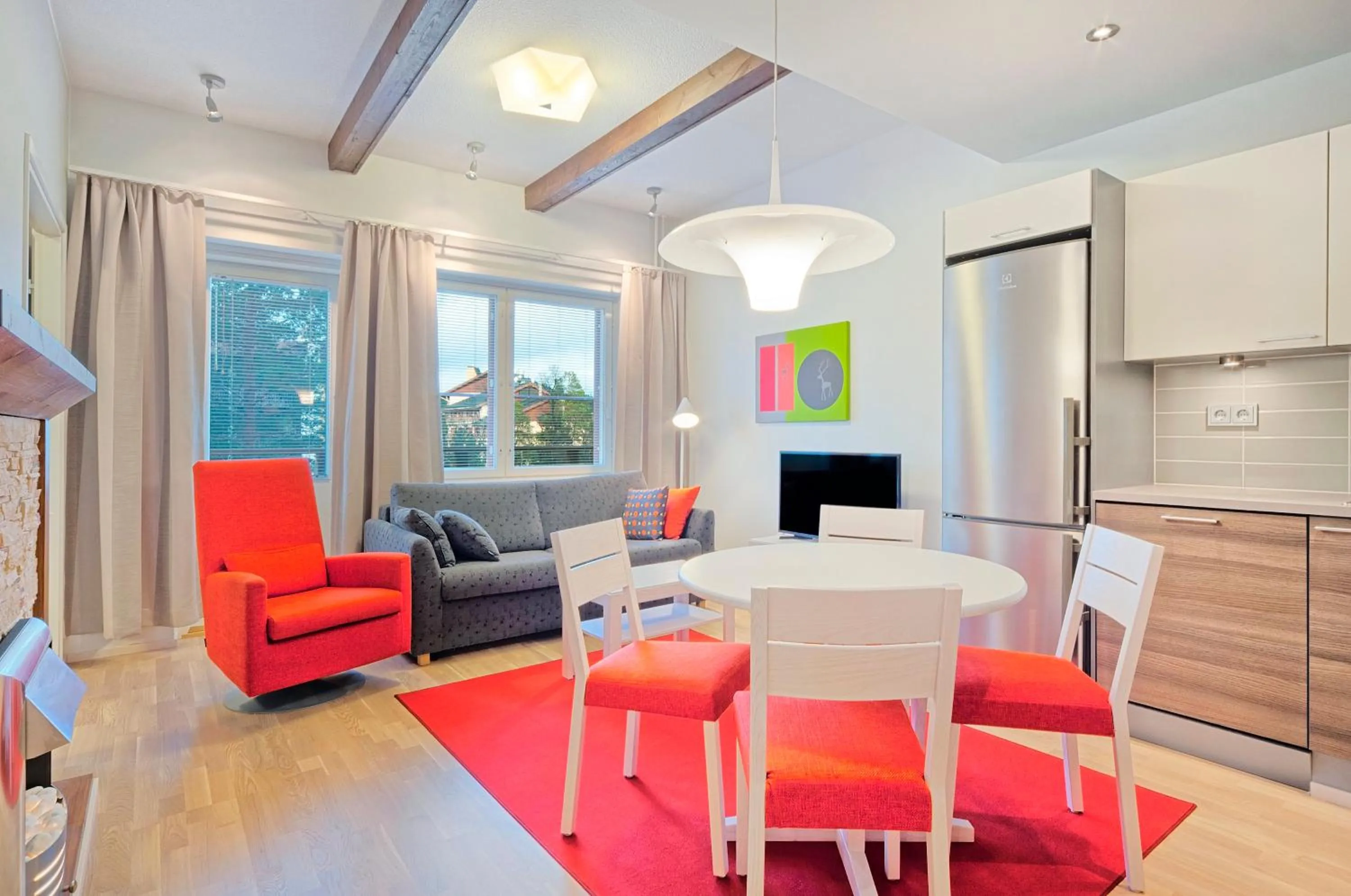 Living room in Holiday Club Saariselkä