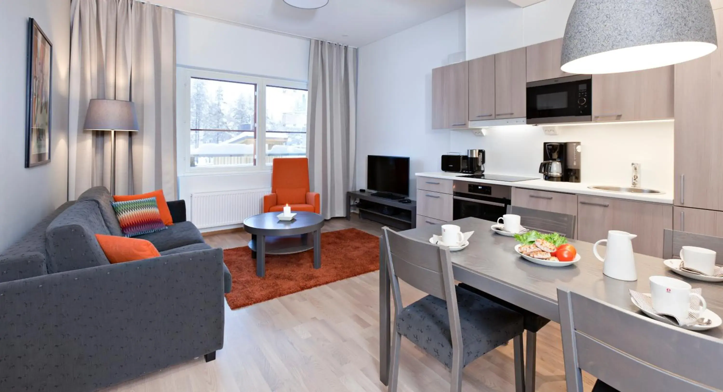 Living room in Holiday Club Saariselkä Living room in Holiday Club Saariselkä