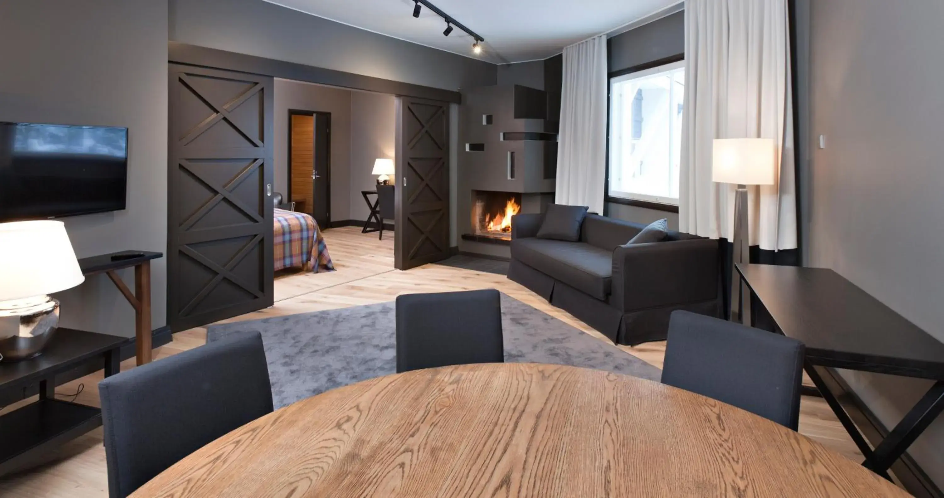 Living room in Holiday Club Saariselkä Living room in Holiday Club Saariselkä