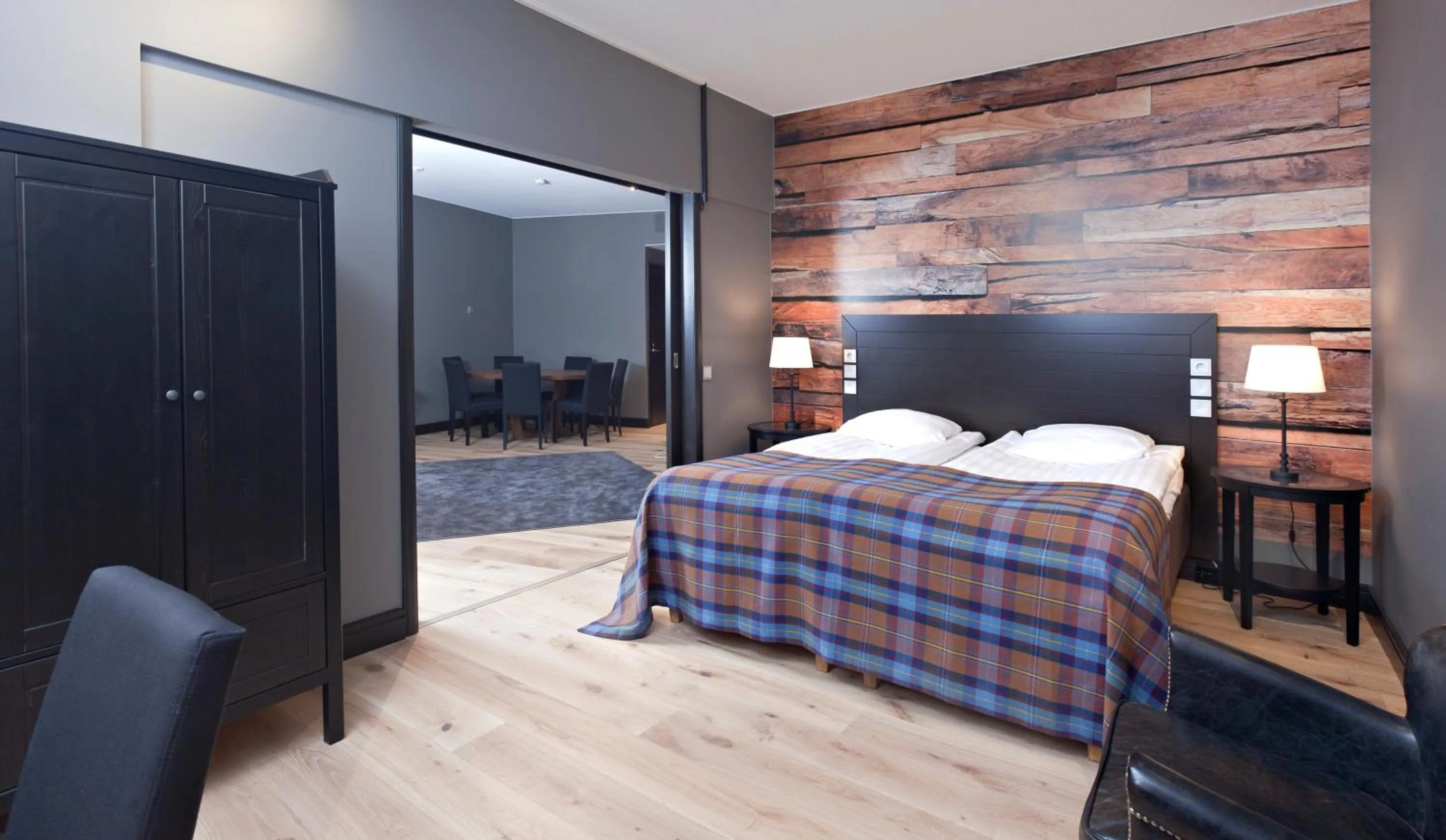 Bedroom, Bed in Holiday Club Saariselkä