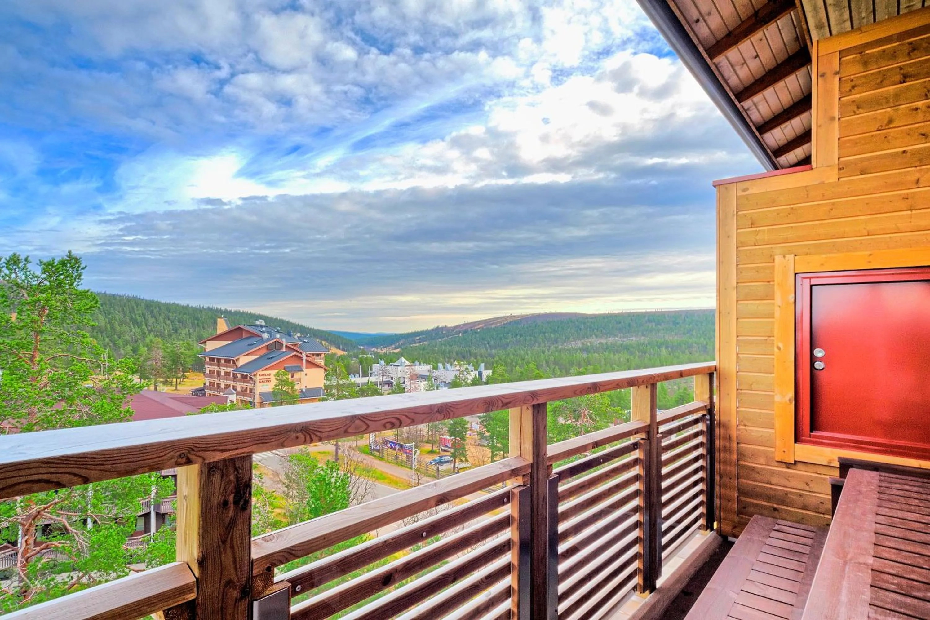 Balcony/Terrace in Holiday Club Saariselkä