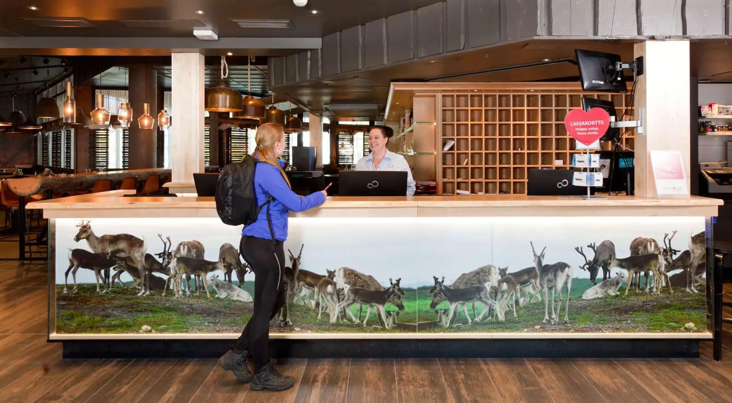 Lobby or reception in Holiday Club Saariselkä Lobby or reception in Holiday Club Saariselkä