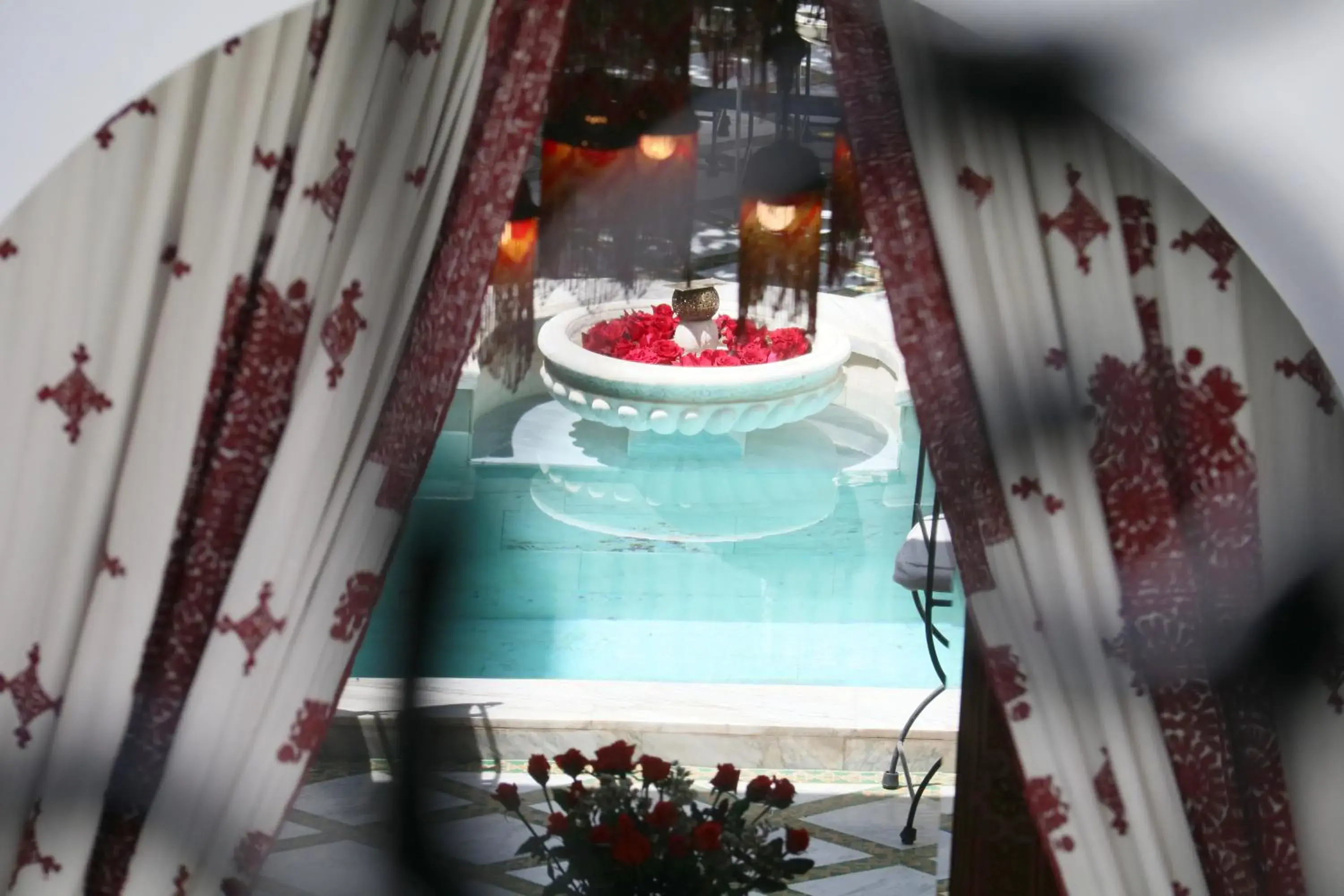 Pool view in Riad Zineb Pool view in Riad Zineb