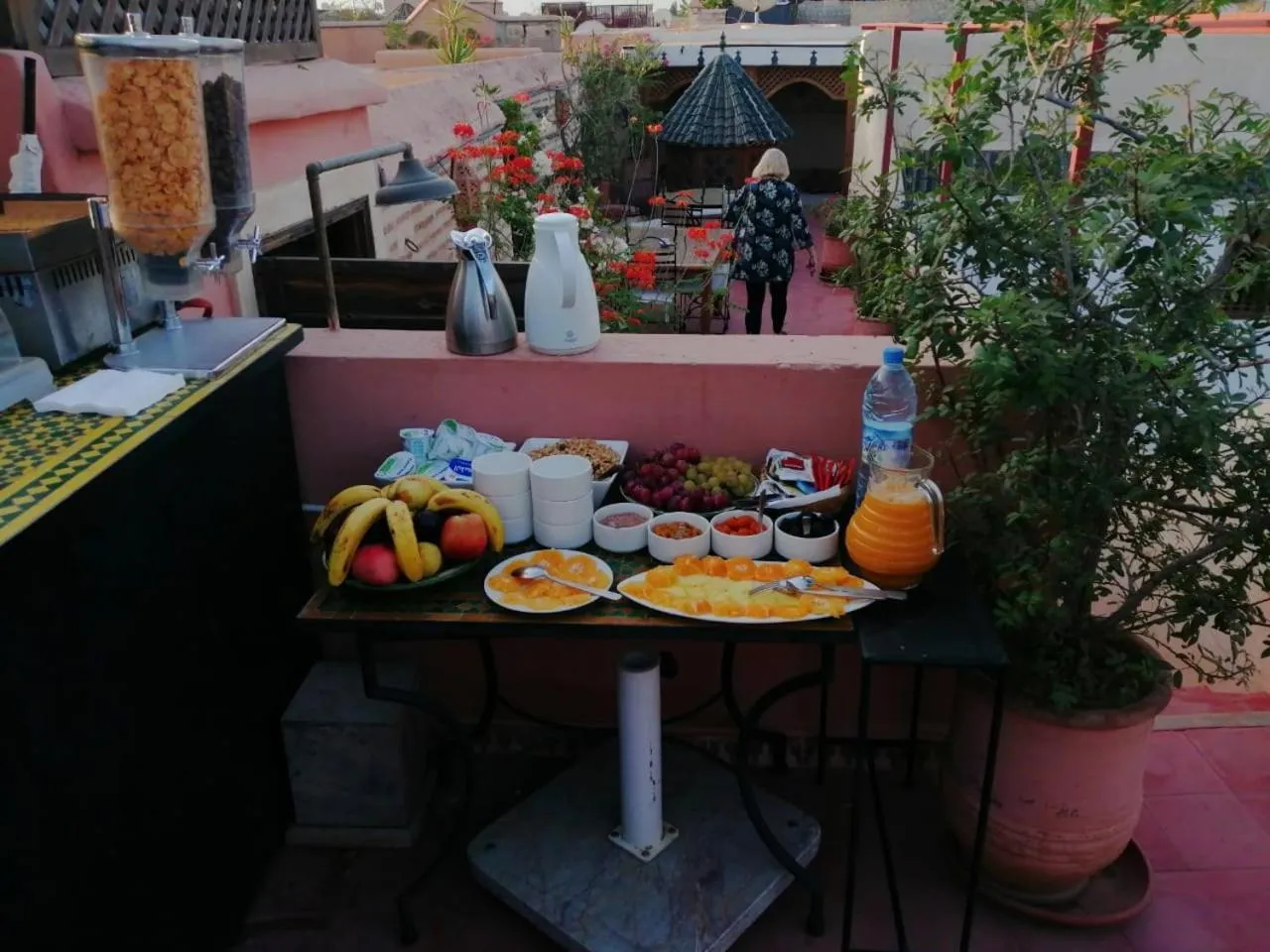 Continental breakfast in Riad Zineb