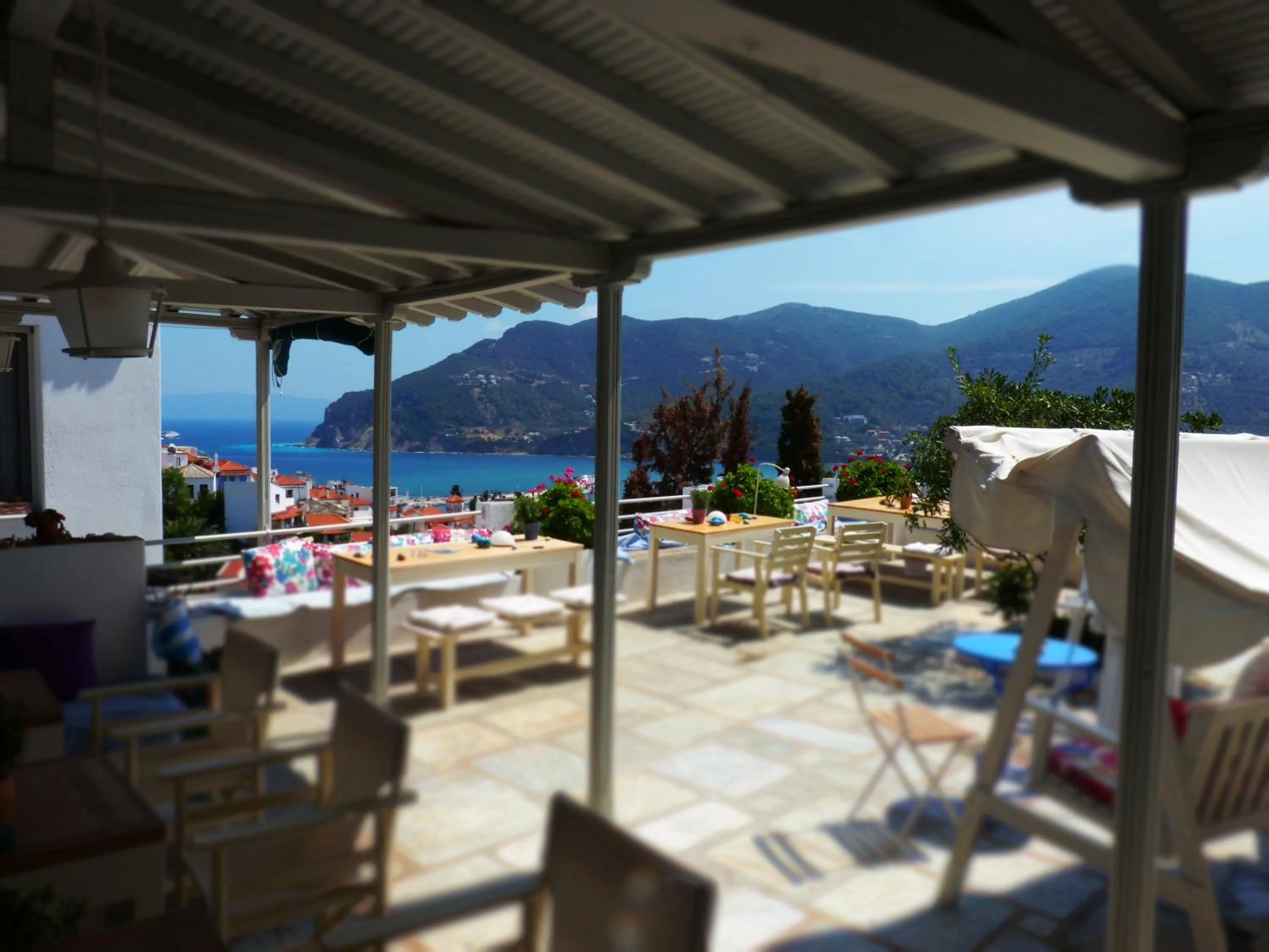 Balcony/Terrace in Thea Home Hotel by Booking Kottas