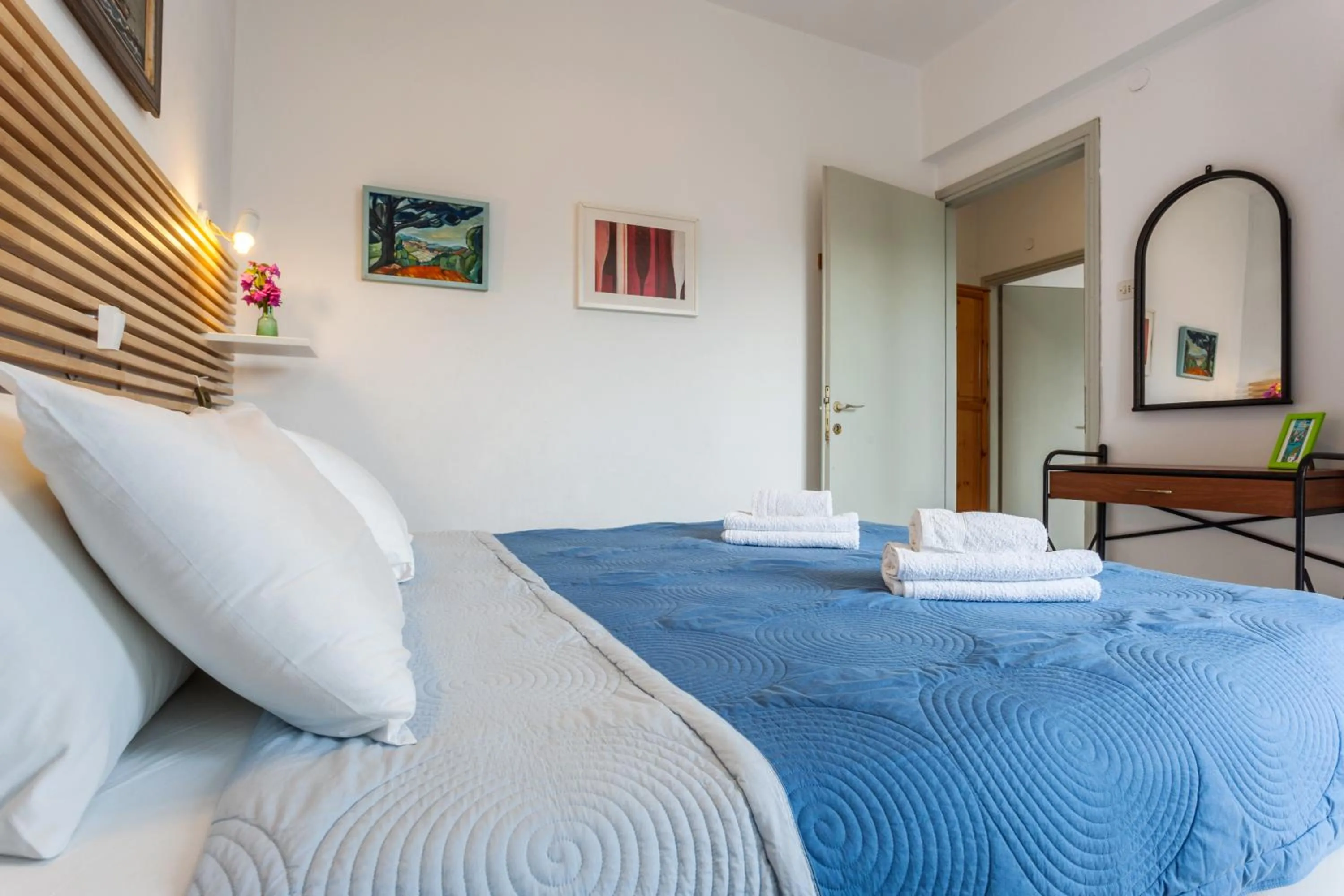 Bedroom, Bed in Thea Home Hotel by Booking Kottas