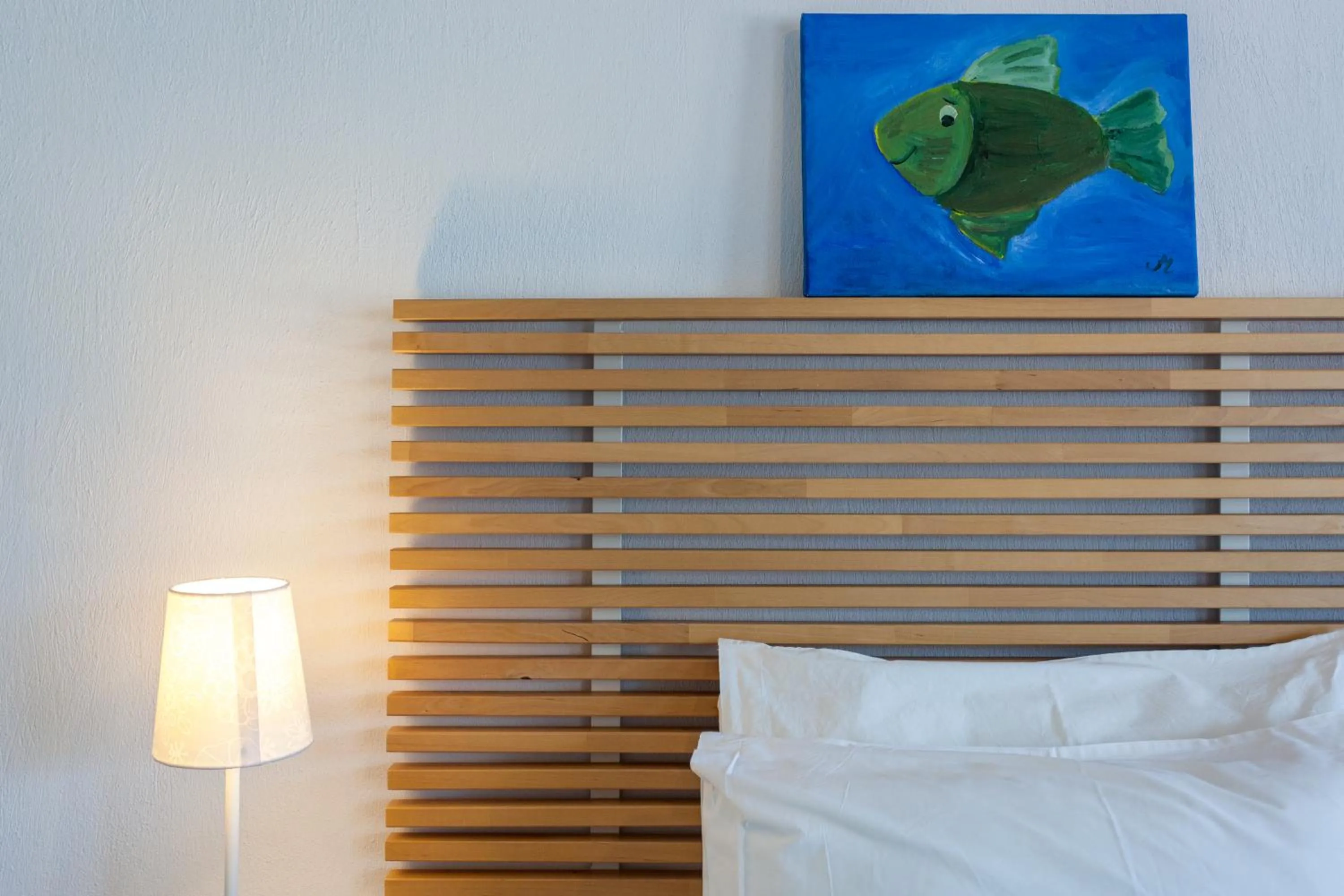 Decorative detail, Bed in Thea Home Hotel by Booking Kottas