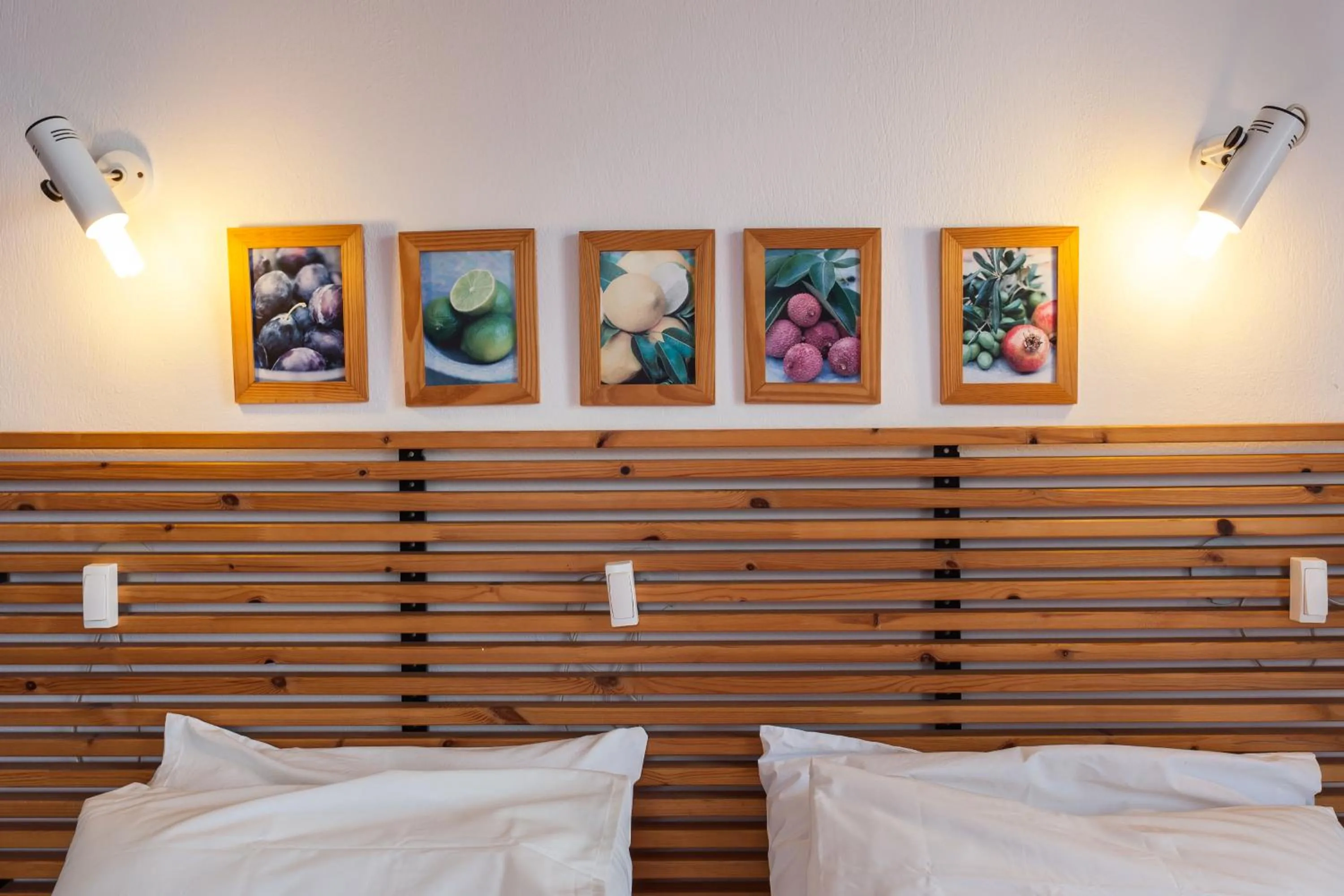 Decorative detail, Bed in Thea Home Hotel by Booking Kottas