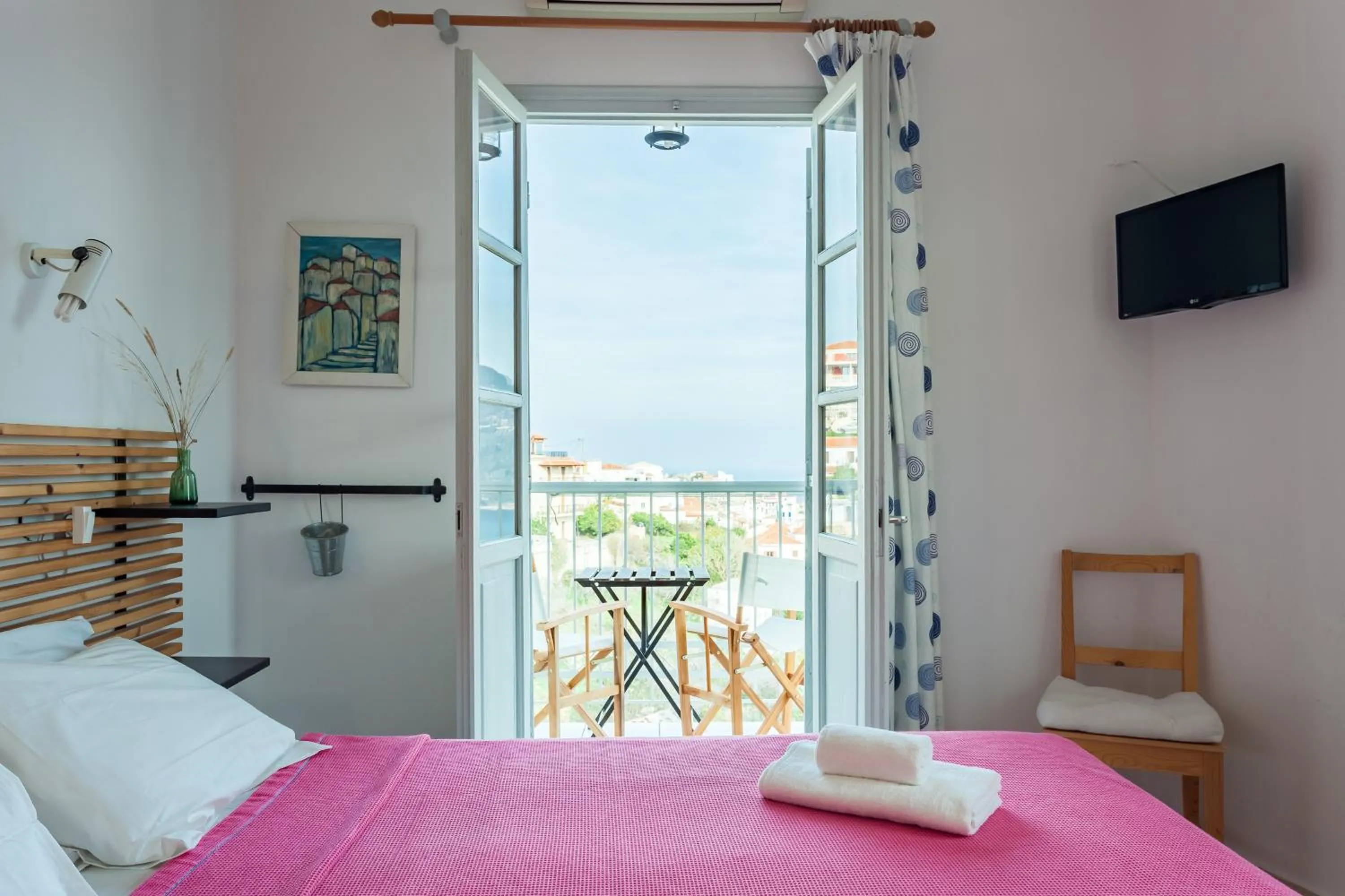 Bedroom, Bed in Thea Home Hotel by Booking Kottas