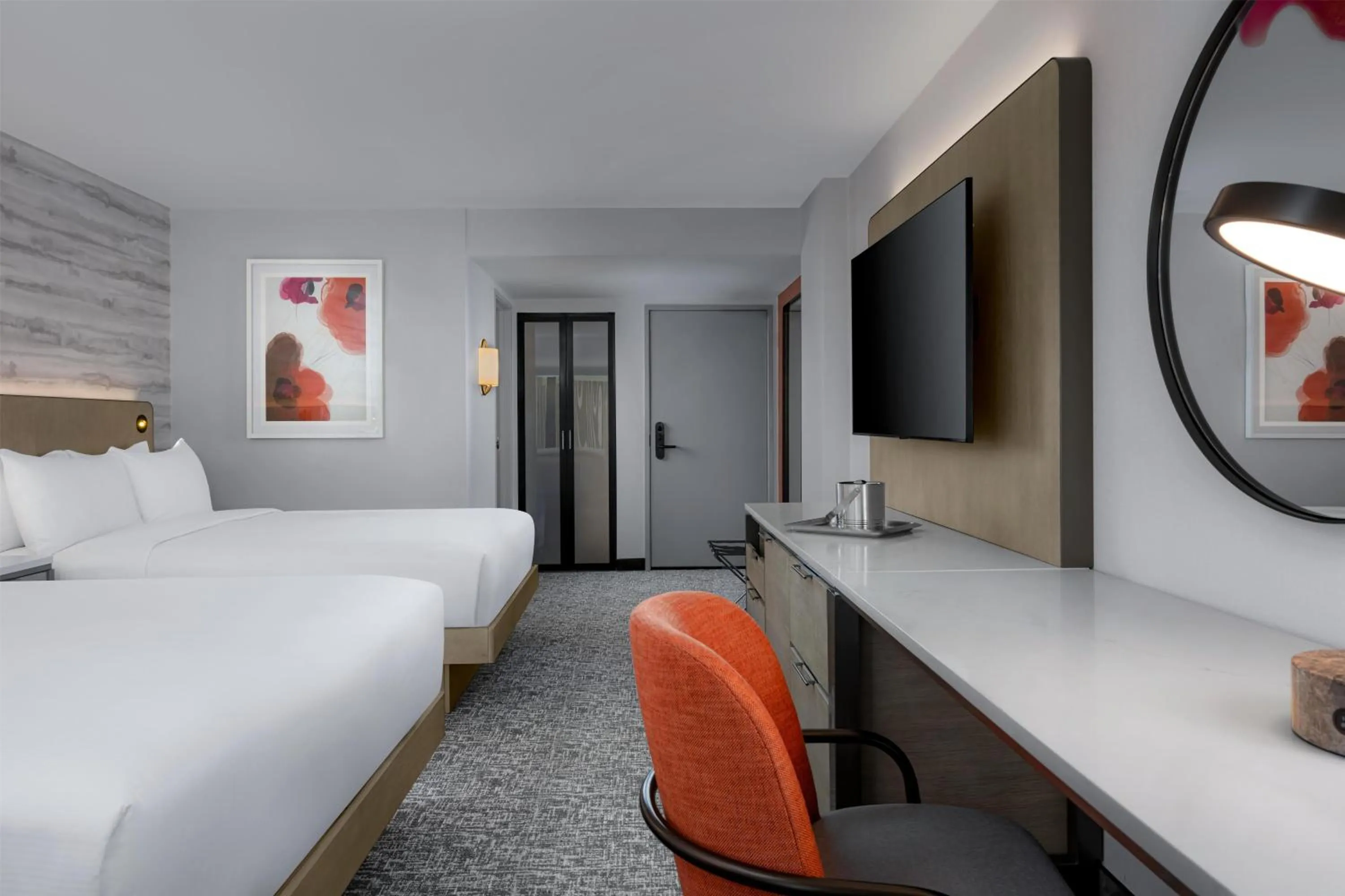 Bedroom, Bed in Hilton Los Angeles Airport
