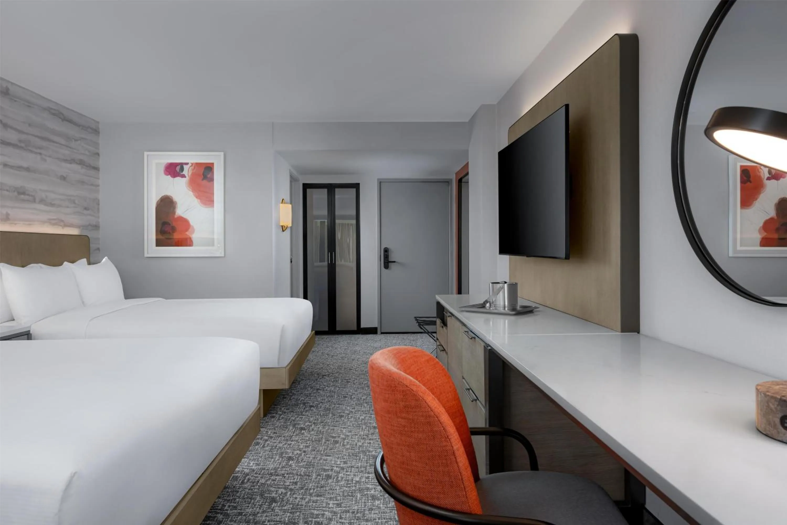 Bedroom, Bed in Hilton Los Angeles Airport