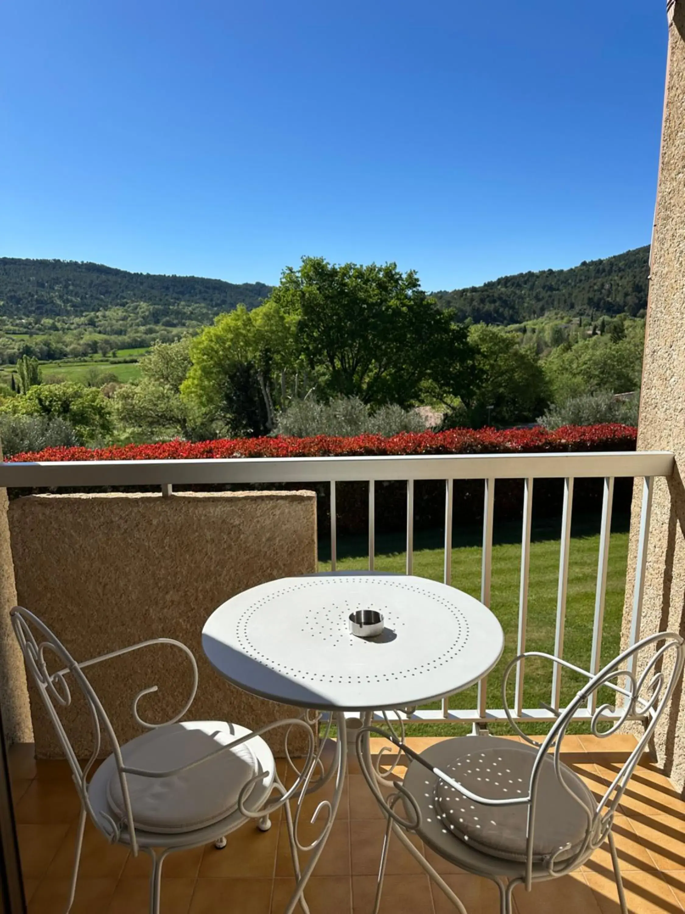 Superior Twin Room with Balcony and Valley view in Hôtel Le Colombier Superior Twin Room with Balcony and Valley view in Hôtel Le Colombier