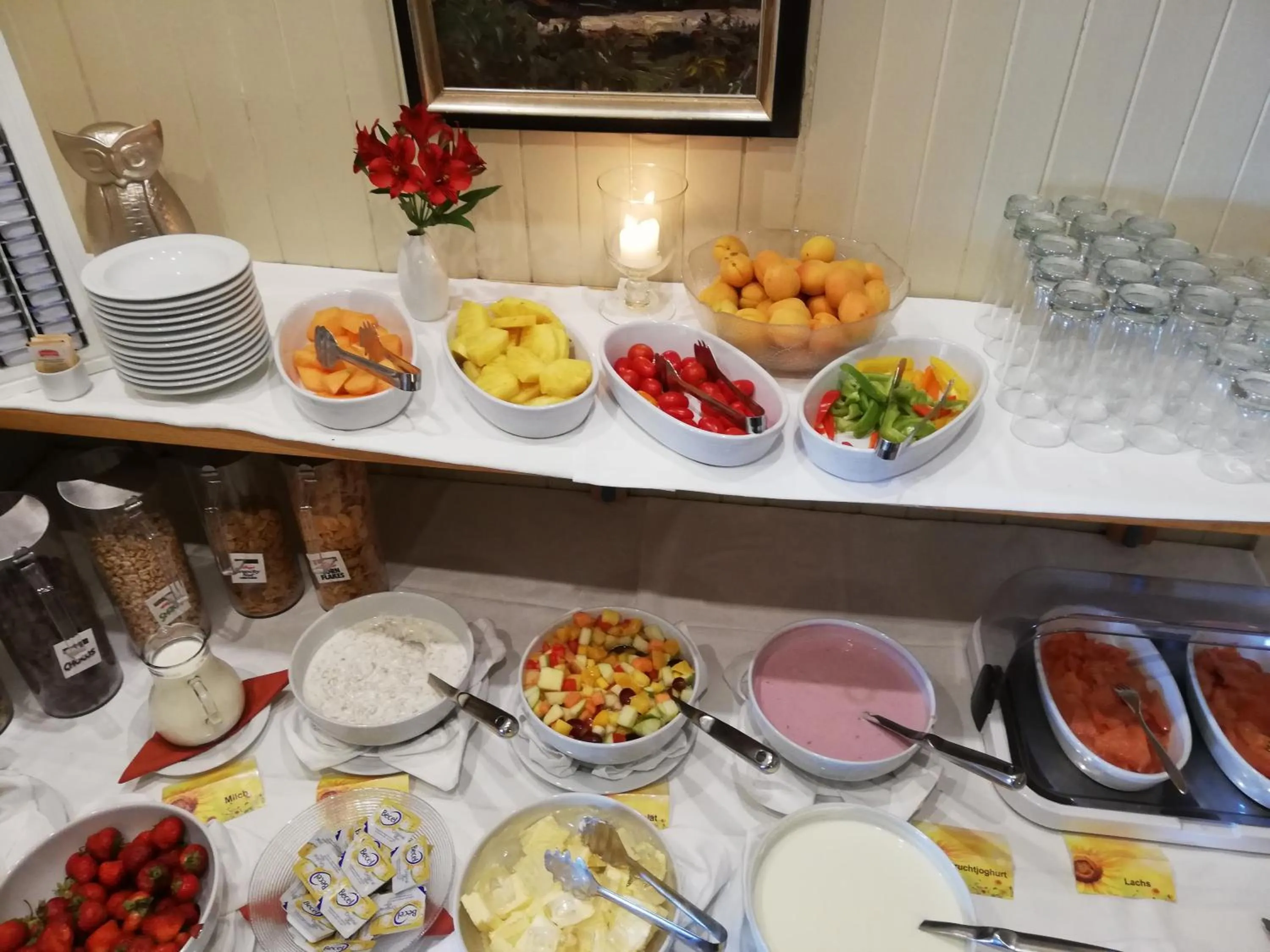 Buffet breakfast in Hotel Schönruh