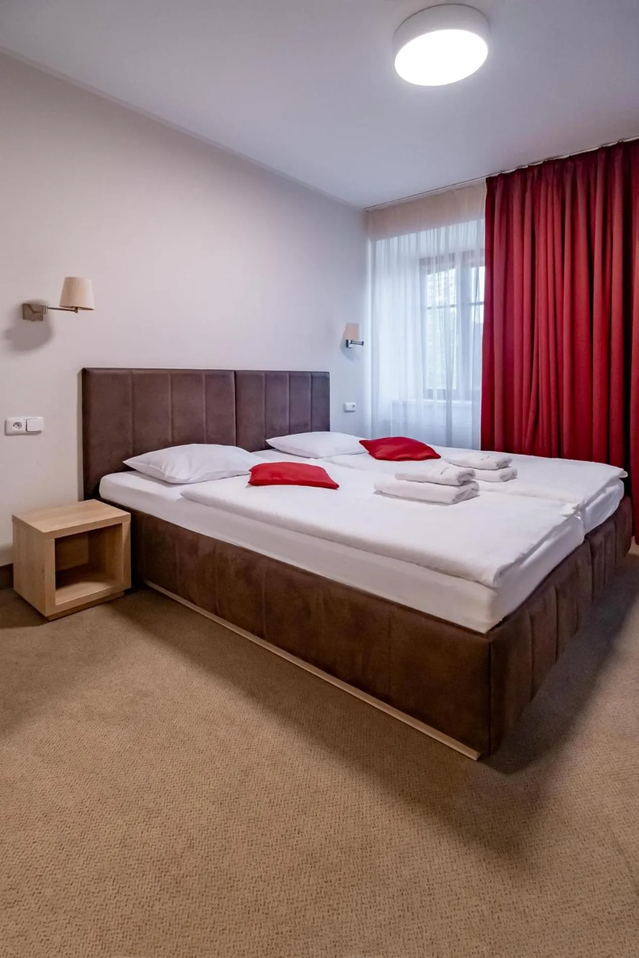 Bed in Relax Hotel Stork