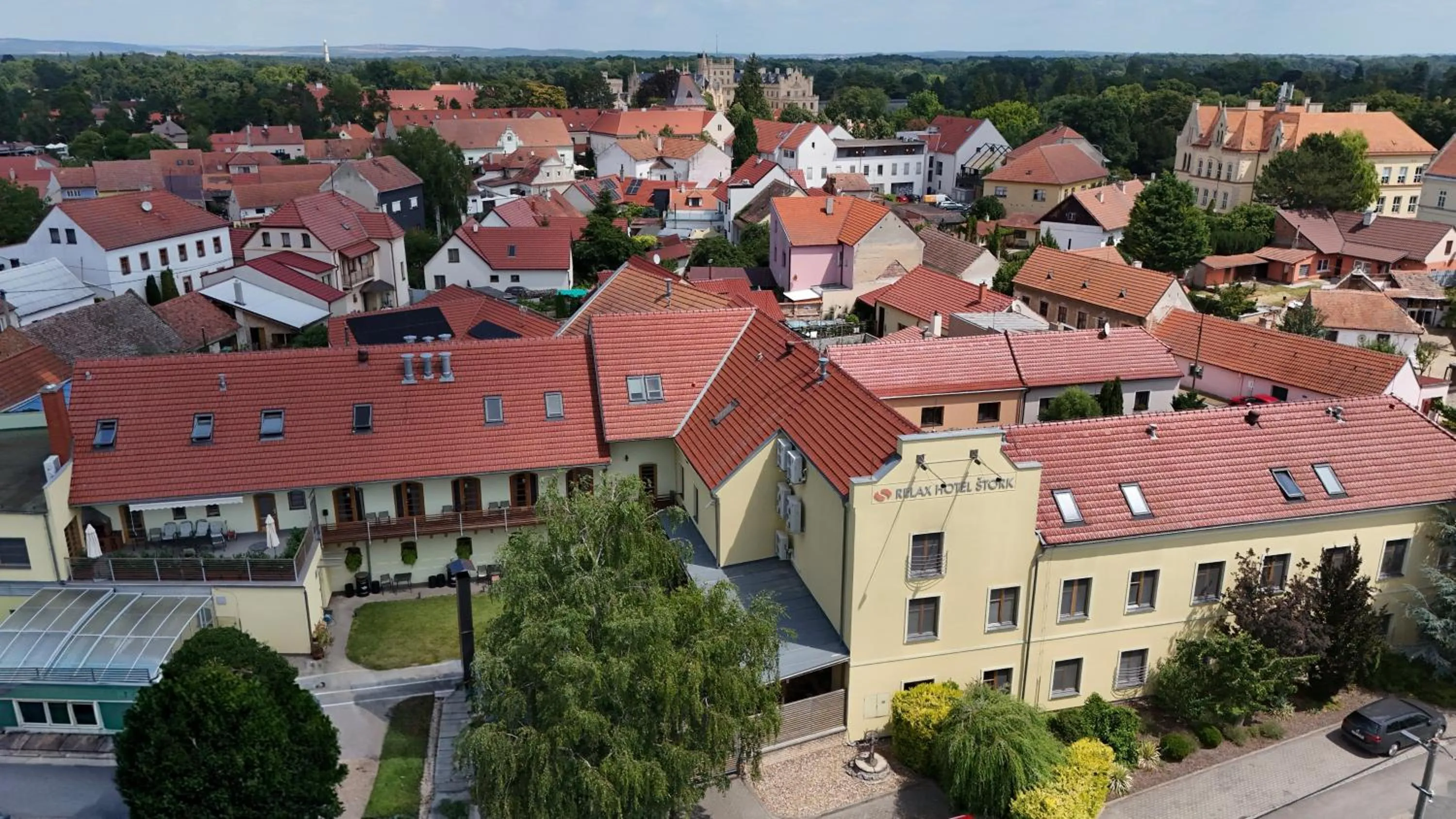 Property building in Relax Hotel Stork