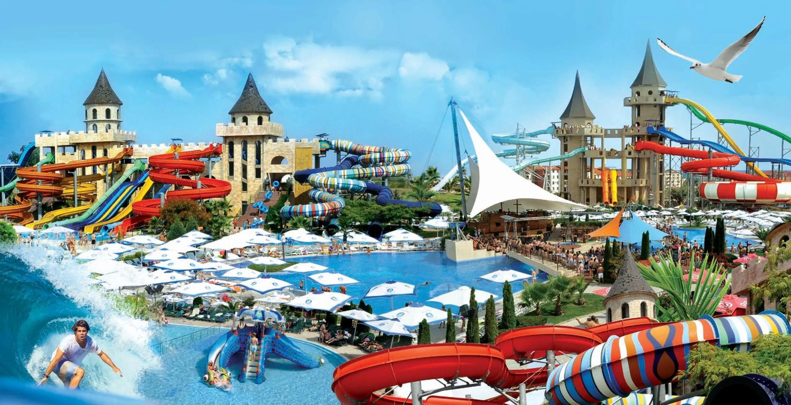 Aqua park in Aqua Paradise Resort & Aqua Park