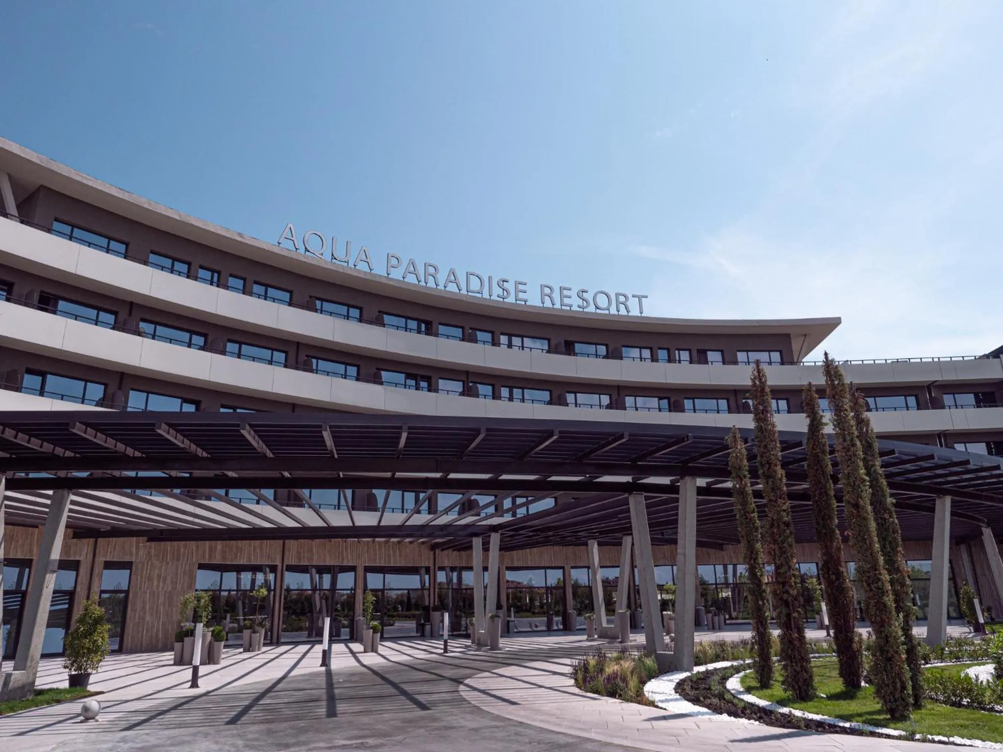 Property building in Aqua Paradise Resort & Aqua Park