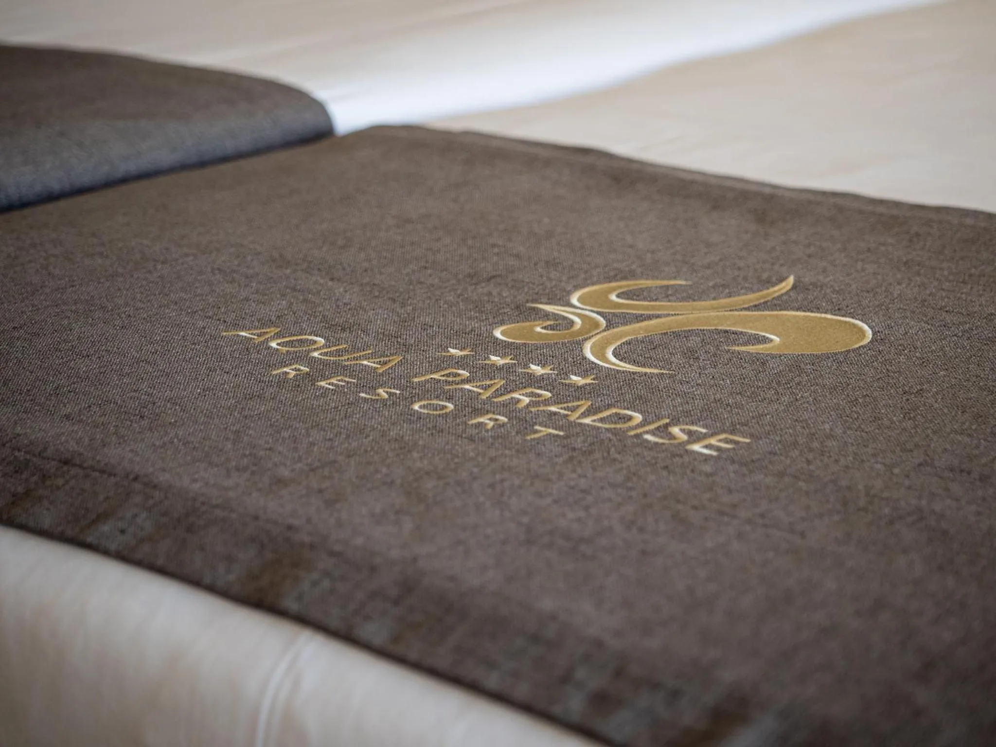Property logo or sign, Bed in Aqua Paradise Resort & Aqua Park