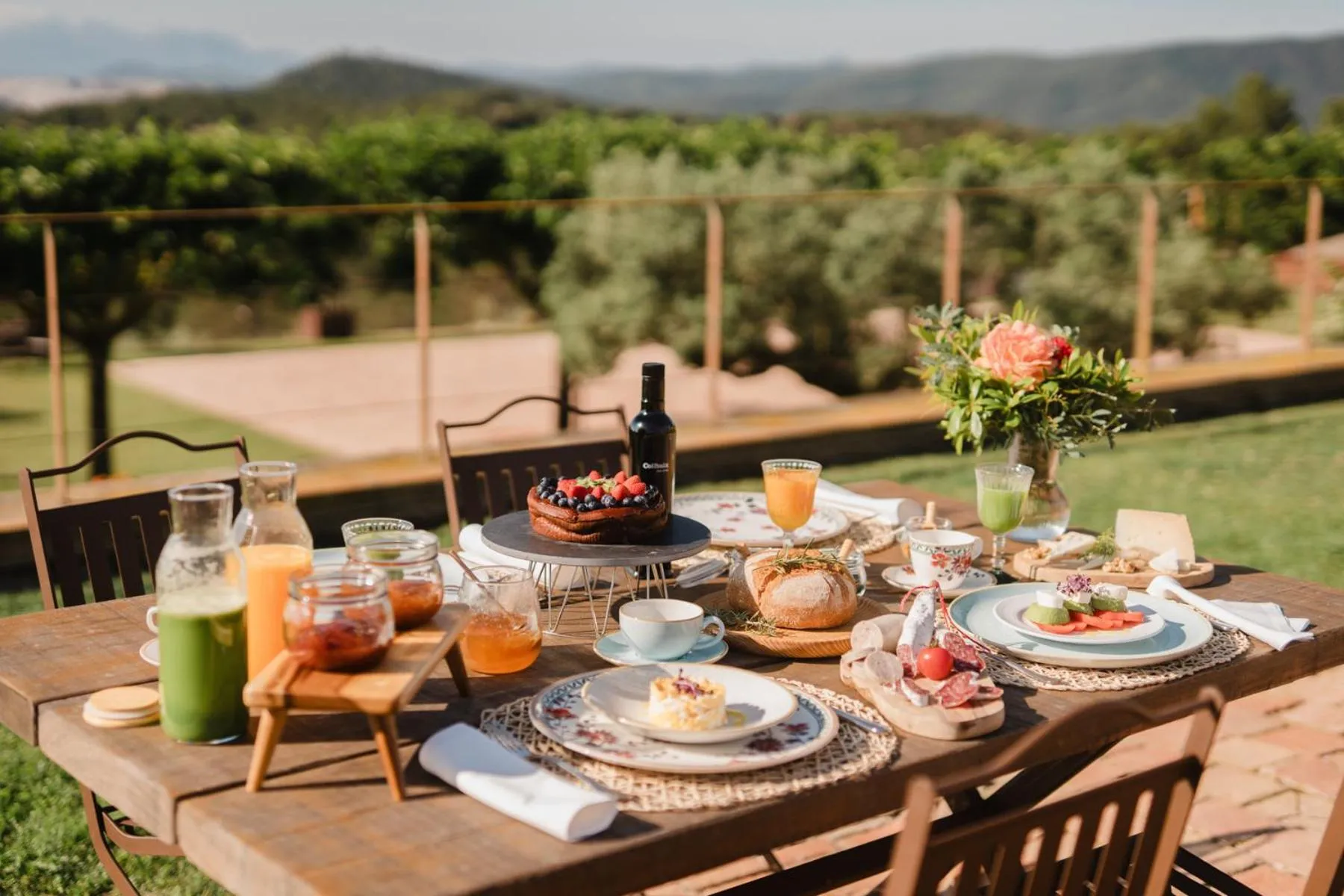 Natural landscape in La Garriga de Castelladral