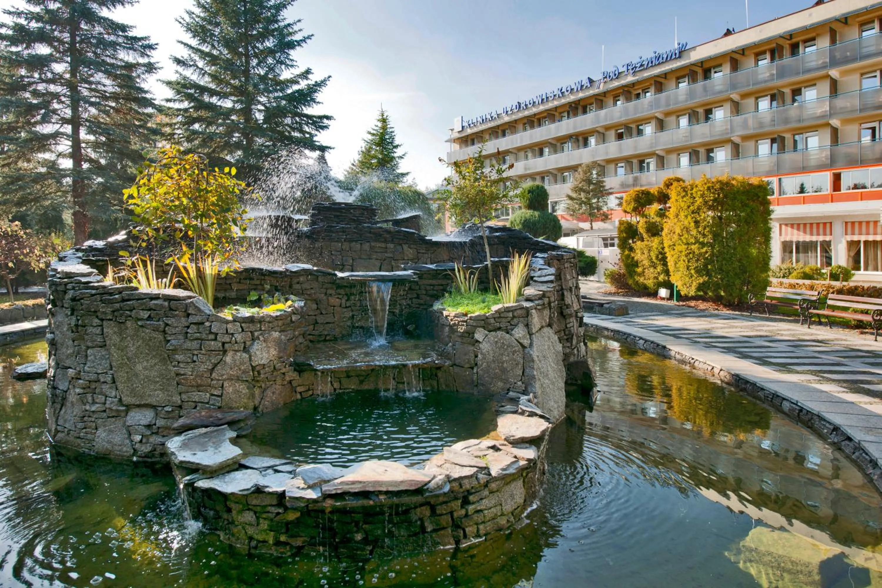 Property building in Klinika Uzdrowiskowa "Pod Tezniami''