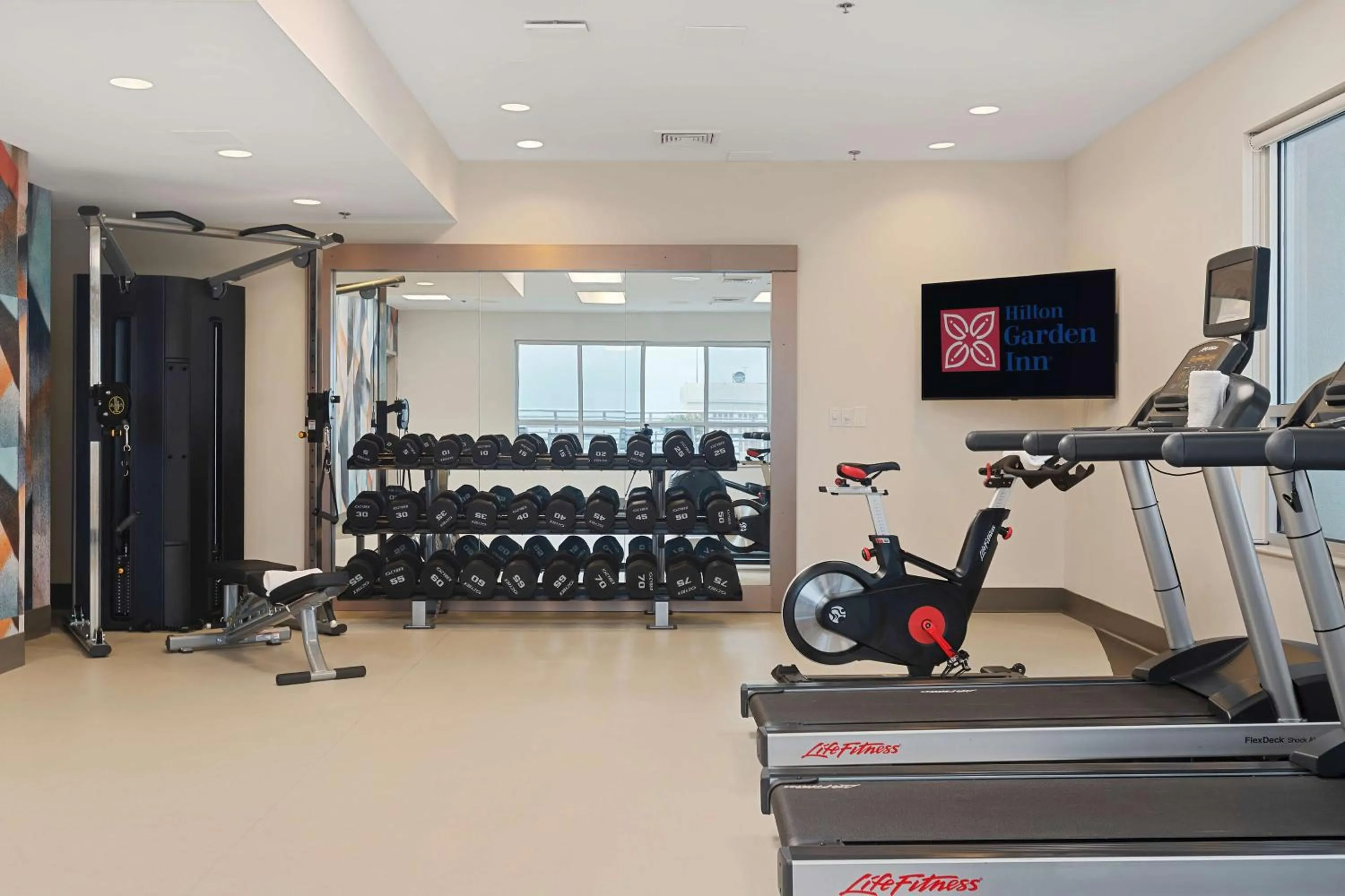Fitness centre/facilities in Hilton Garden Inn New Orleans French Quarter/CBD