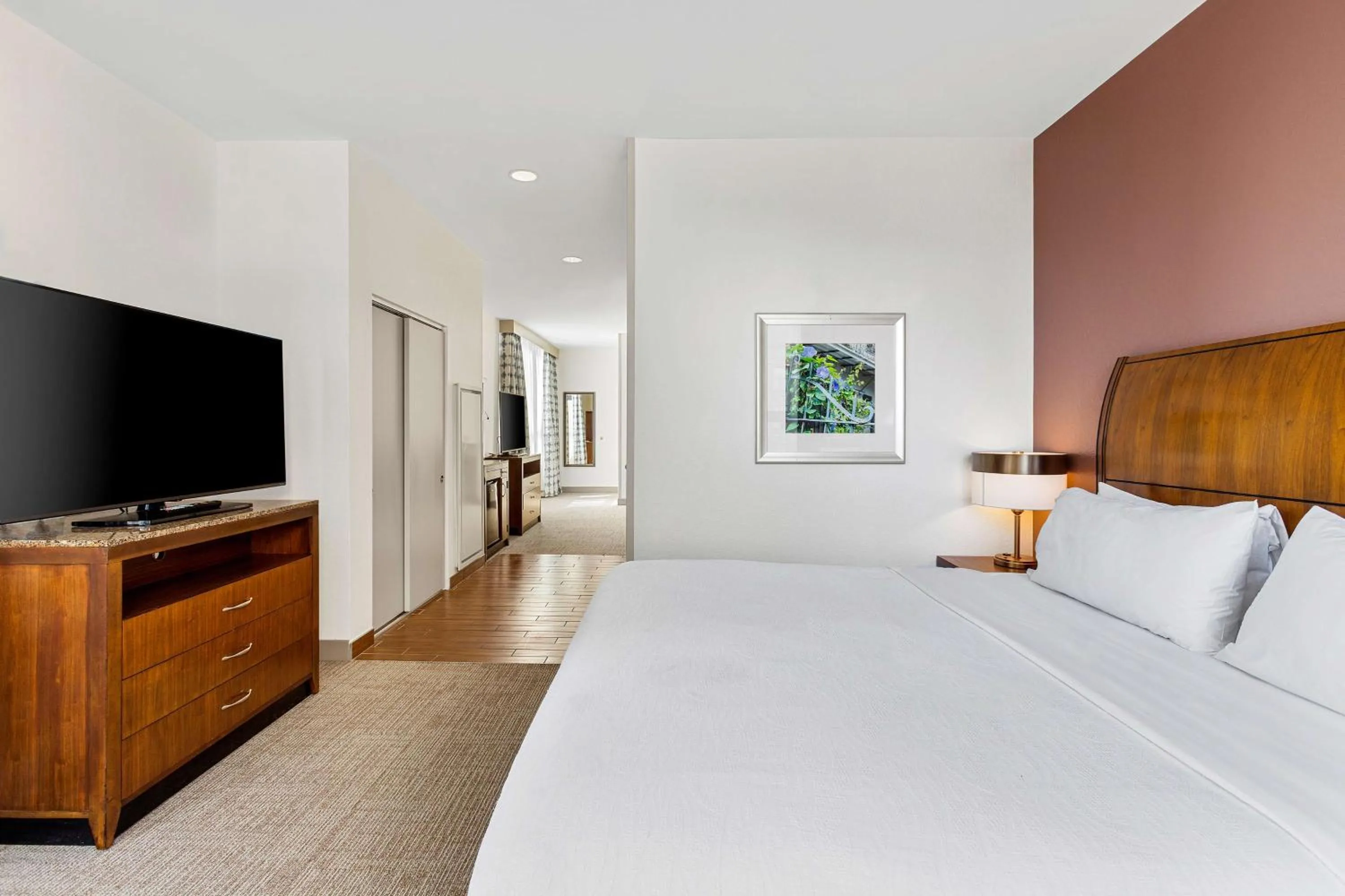 Bed in Hilton Garden Inn New Orleans French Quarter/CBD