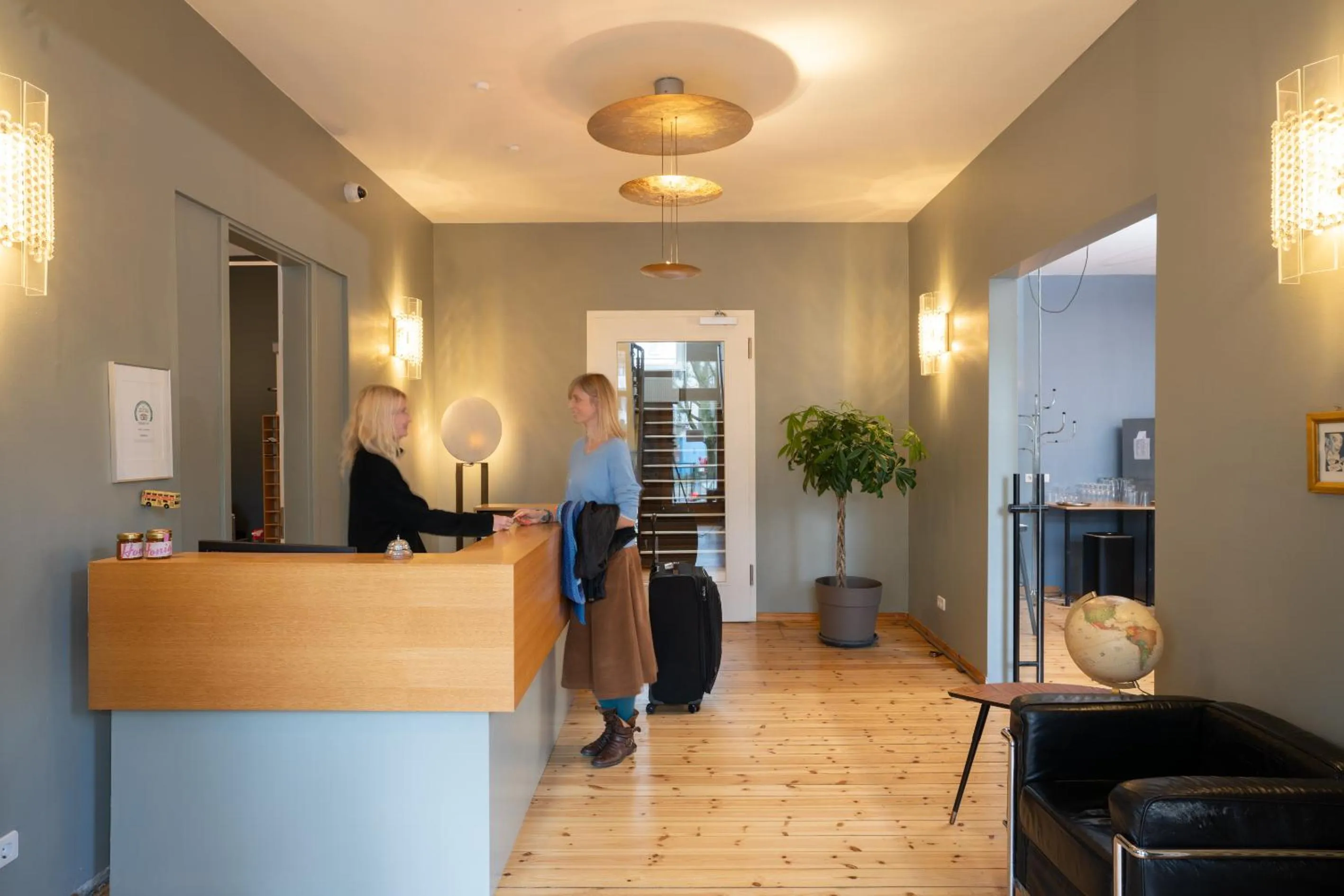 Lobby or reception in Hotel Johann