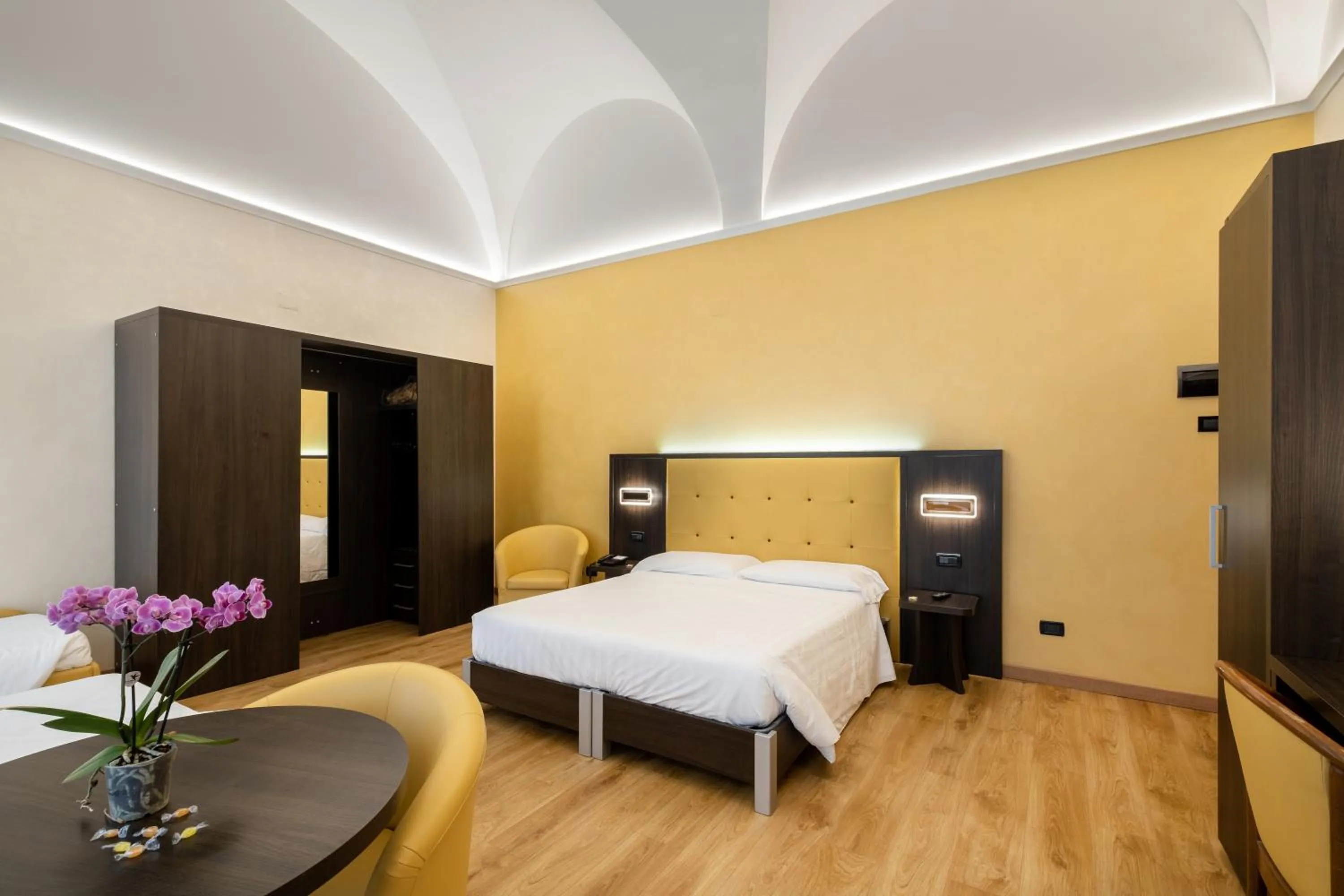 Bed in Hotel Santa Prisca