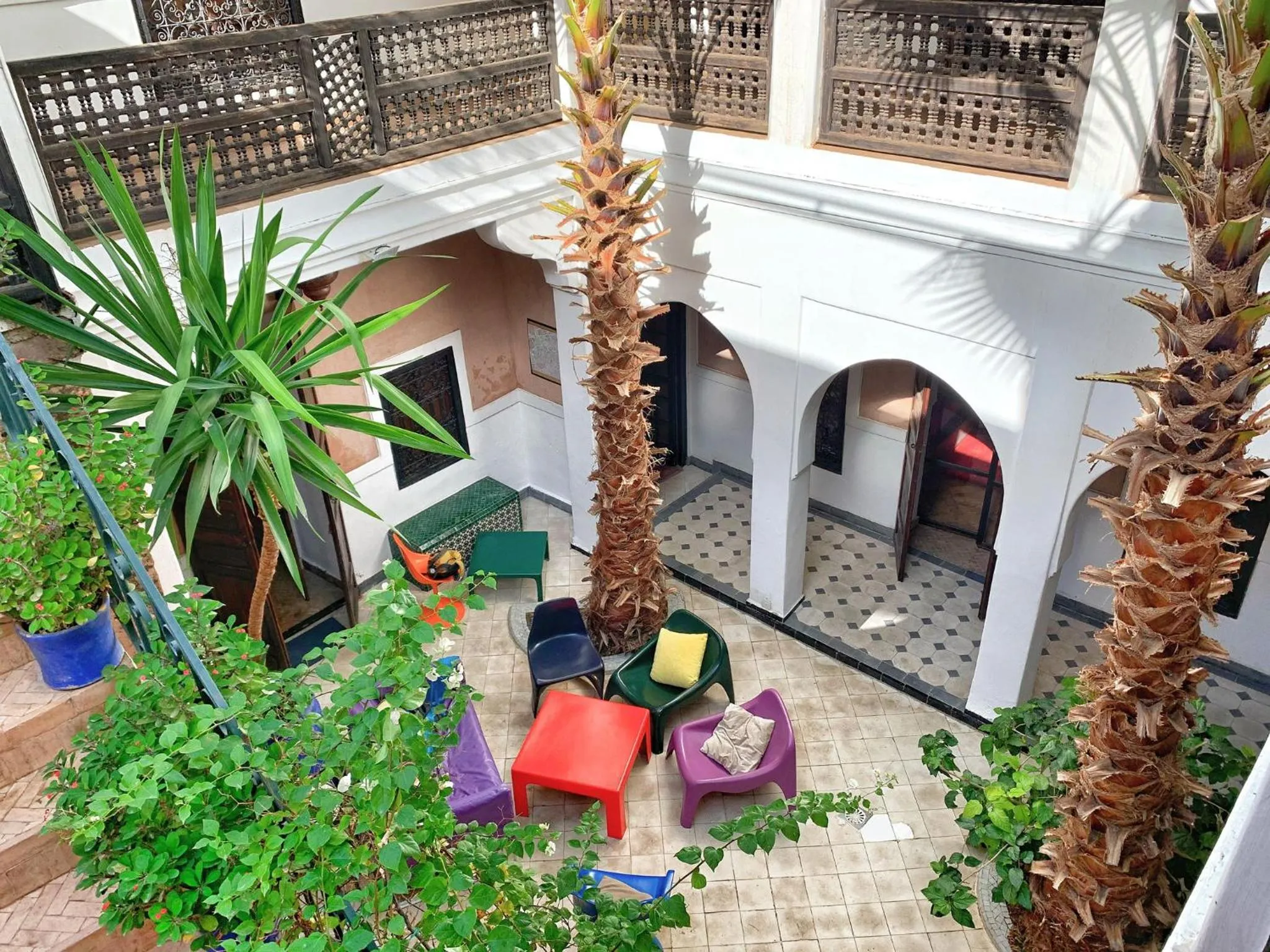 Patio in Riad Rockech